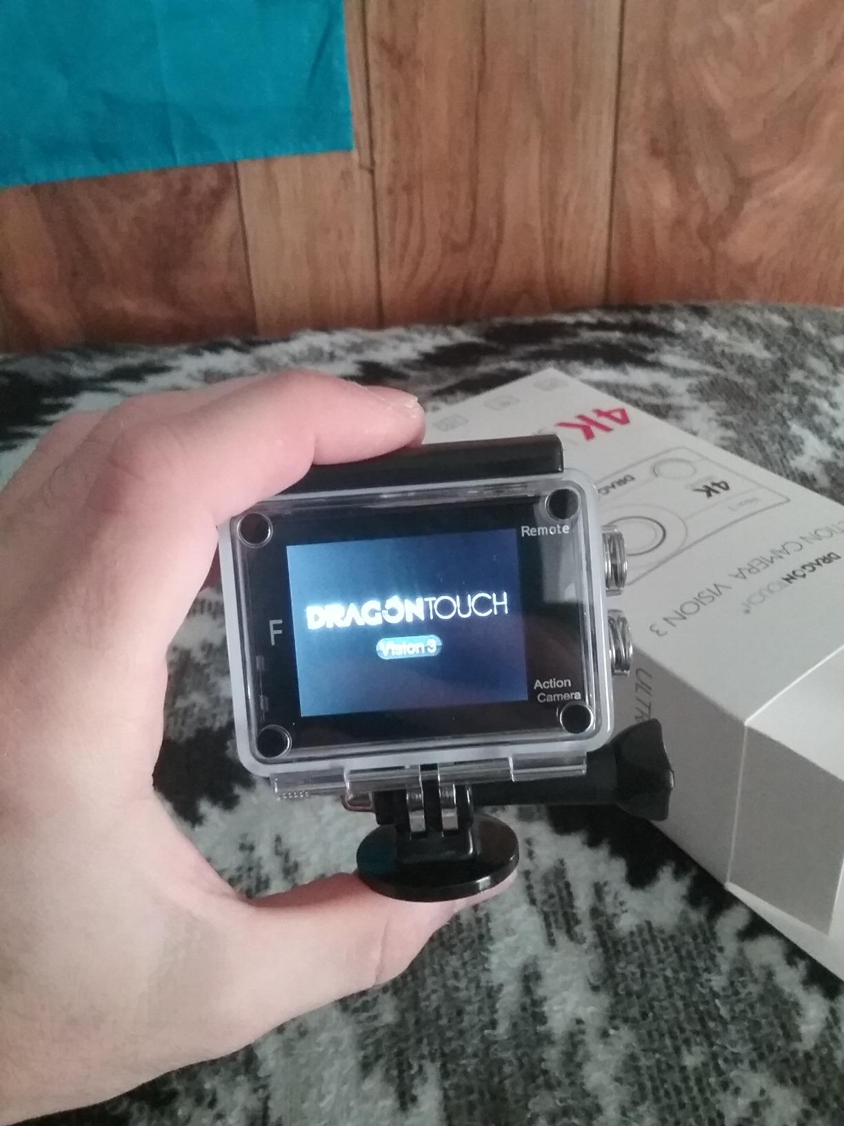 Dragon Touch Vision 3 4K Action Camera - 20MP Underwater Waterproof Camera with 4X Zoom 170° Wide Angle WiFi Sports Cam with Remote 2 Batteries and Mounting Accessories Kit customer photo 2