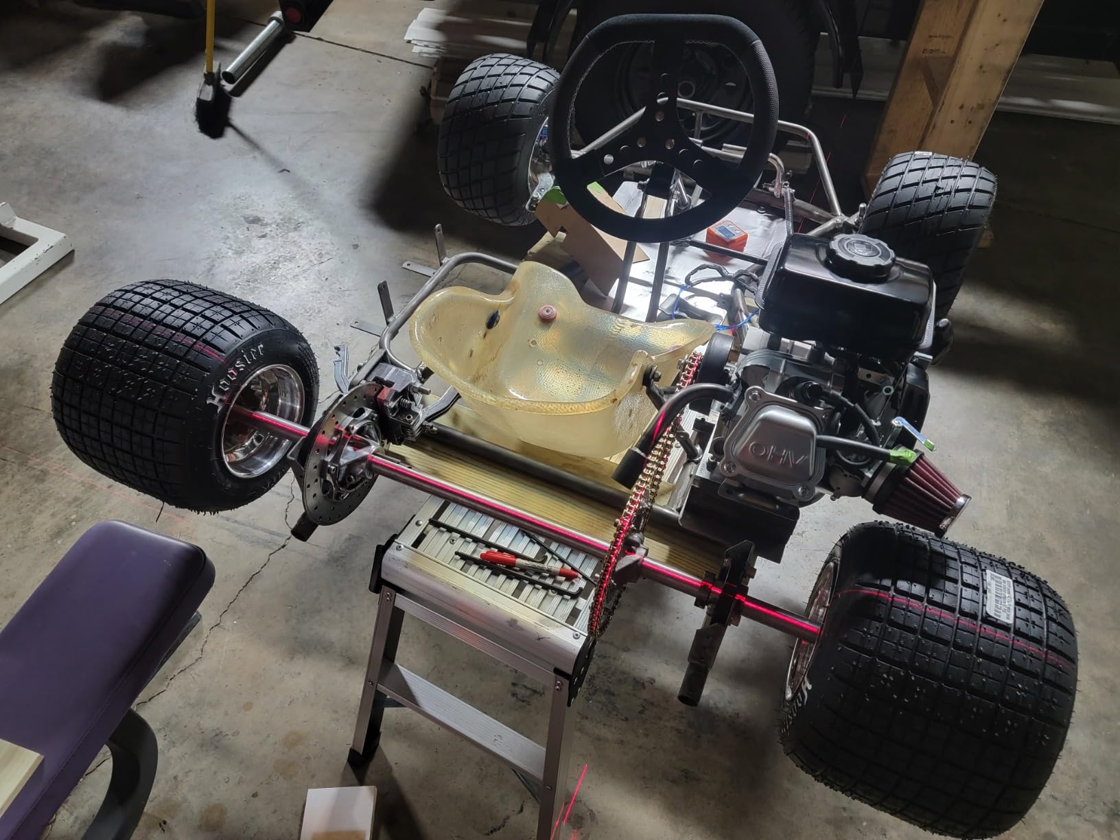 SKIL 50ft. Red Self-Leveling Cross Line Laser Level with Horizontal and Vertical Lines, Rechargeable Lithium Battery with USB Charging Port, Clamp & Carry Bag Included - LL932301 customer photo 1