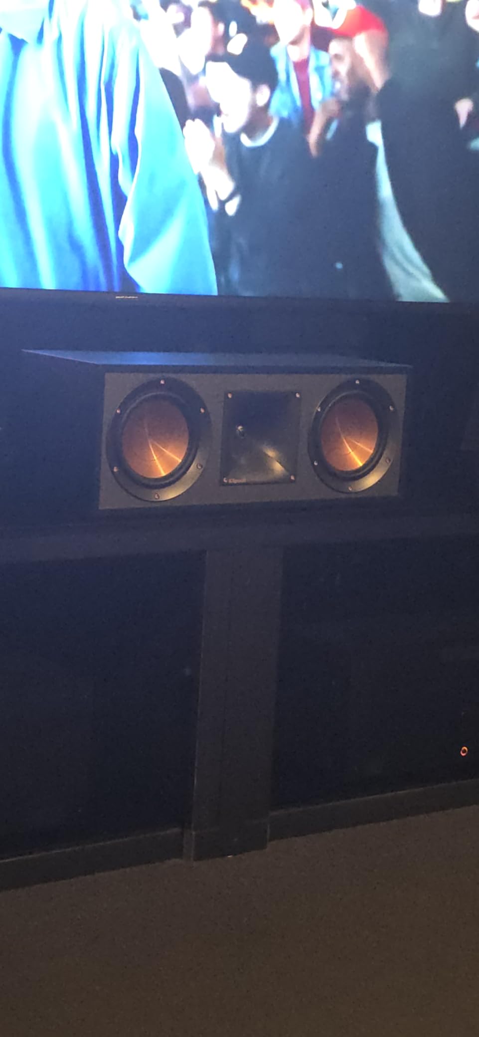 Klipsch R-52C Powerful Detailed Center Channel Home Speaker - Black customer photo 1