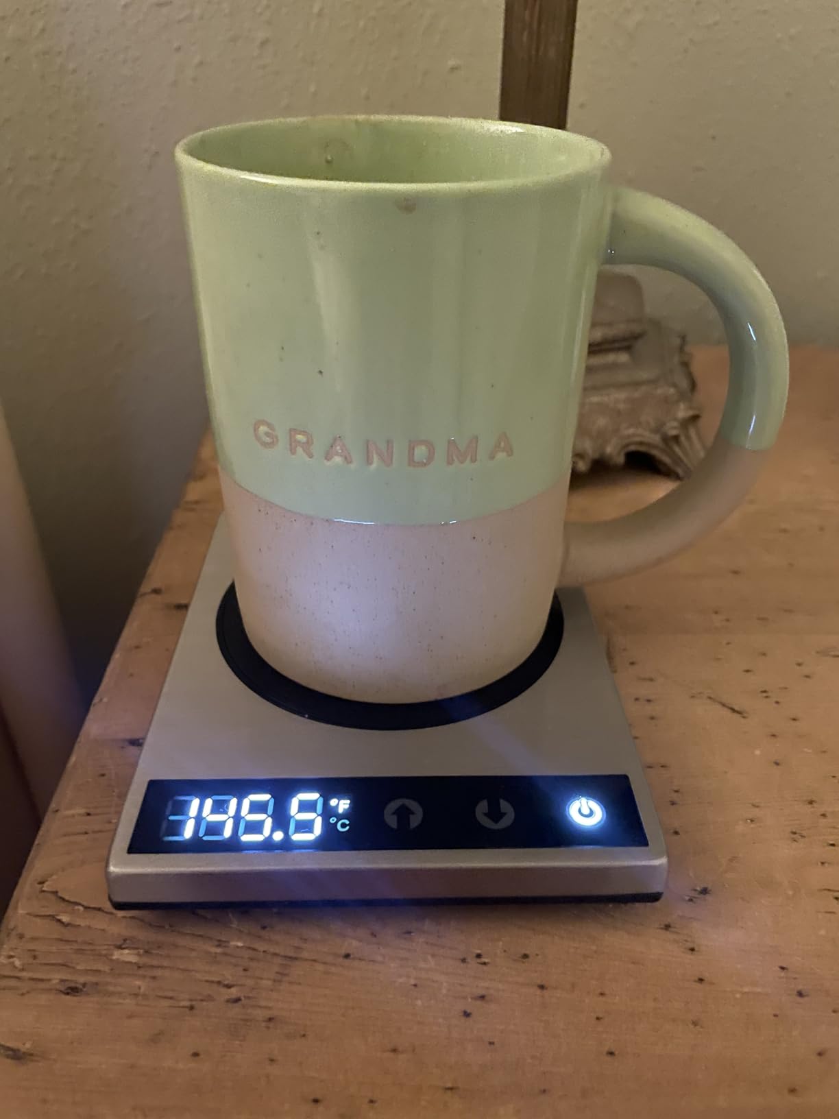 COSORI Coffee Mug Warmer & Mug Set for Desk, Cup Heater, Office & Christmas Gifts, 1°F Precise Temperature Control, Touch Tech & LCD Digital Display (77-194°F), 304 Stainless Steel, Silver/Black customer photo 2