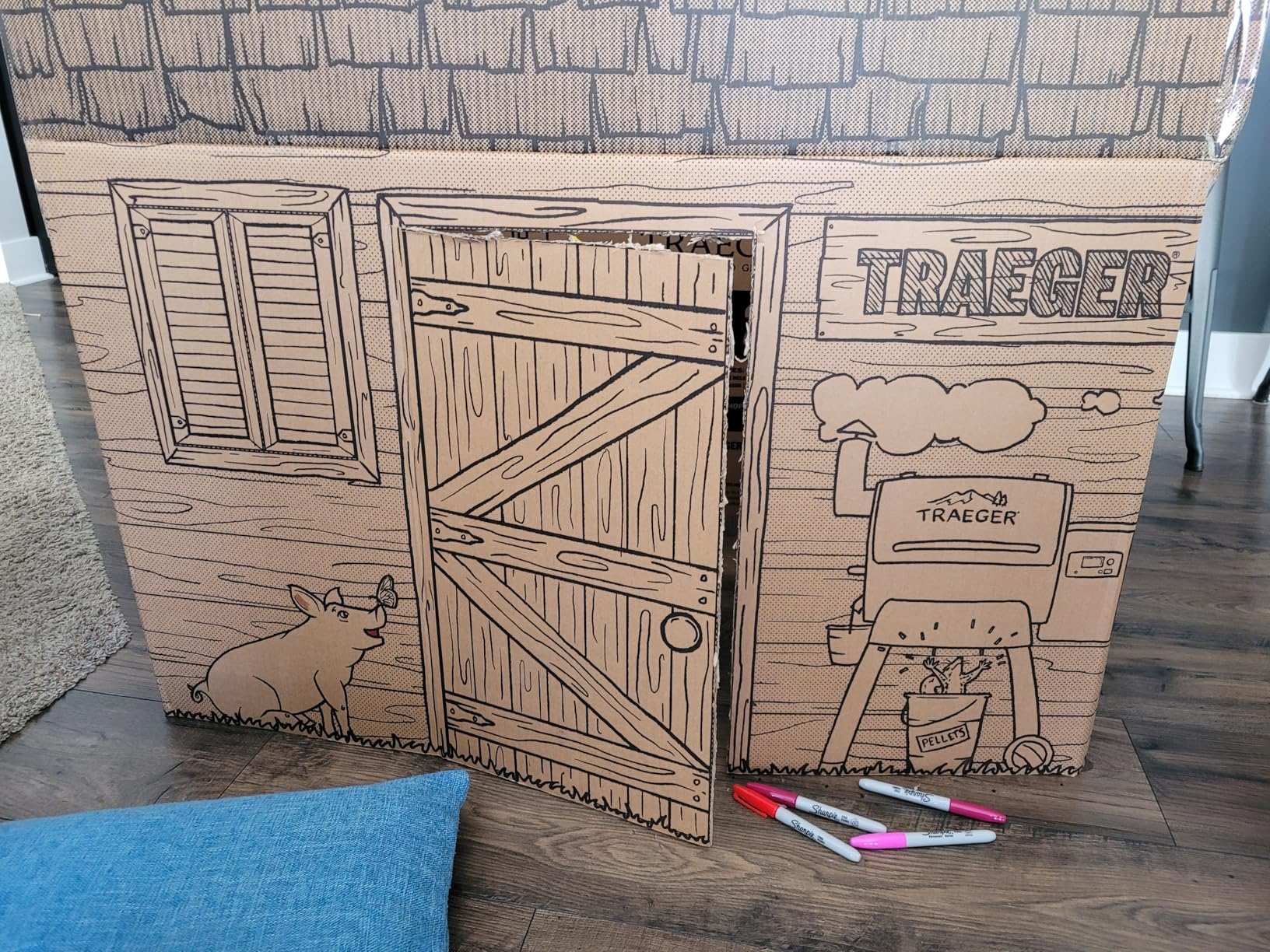 Traeger Grills Pro 22 Wood Pellet Grill & Smoker, Electric Pellet Smoker Grill Combo, 6-in-1 BBQ Versatility, 572 sq. in. Grilling Capacity, Meat Probe, 450 Degree Max Temperature, 18LB Hopper, Bronze customer photo 2