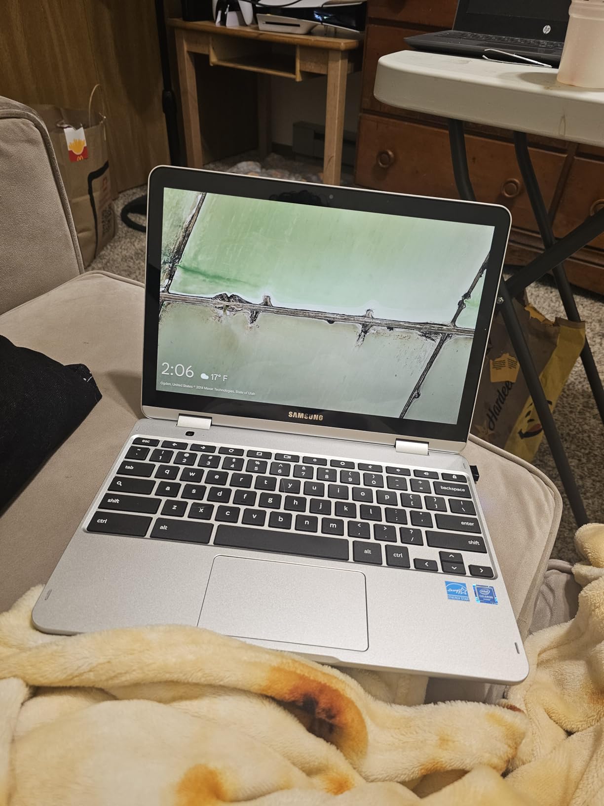 Samsung Chromebook Plus V2 2-in-1 Laptop- 4GB RAM, 64GB eMMC, 13MP Camera, Chrome OS, 12.2