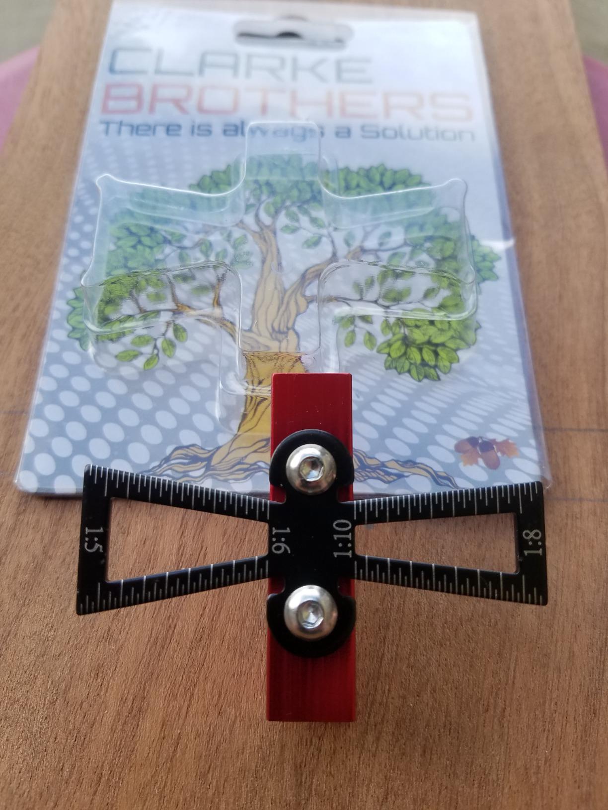 Dovetail Marker - Wood Dovetail Tool - Woodworking Hand Tool for Crafts - Precise Dovetail Guide with 1:5, 1:6, 1:8 and 1:10 Slopes - Extra-Large Body - Ergonomic Design customer photo 1