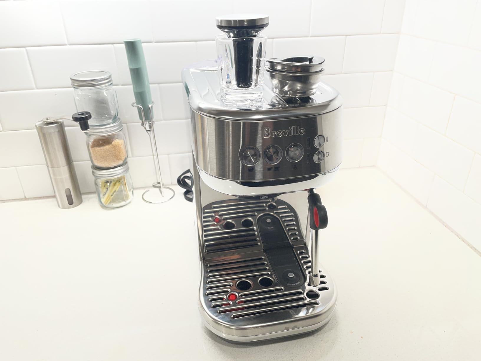 Breville Bambino Plus Espresso Machine BES500BSS, Brushed Stainless Steel customer photo 1