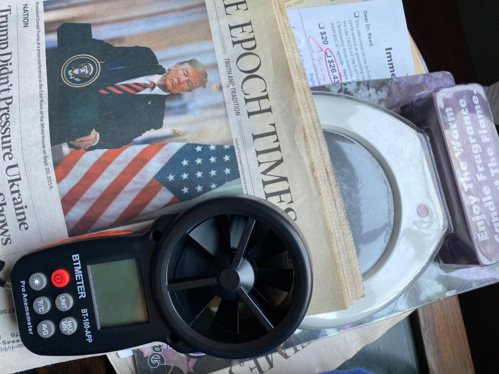 BTMETER BT-100APP Anemometer w/Wireless Bluetooth, Digital Handheld Wind Speed Meter for Wind Chill, Air Velocity, Temperature, Vane Anemometer Gauge customer photo 2