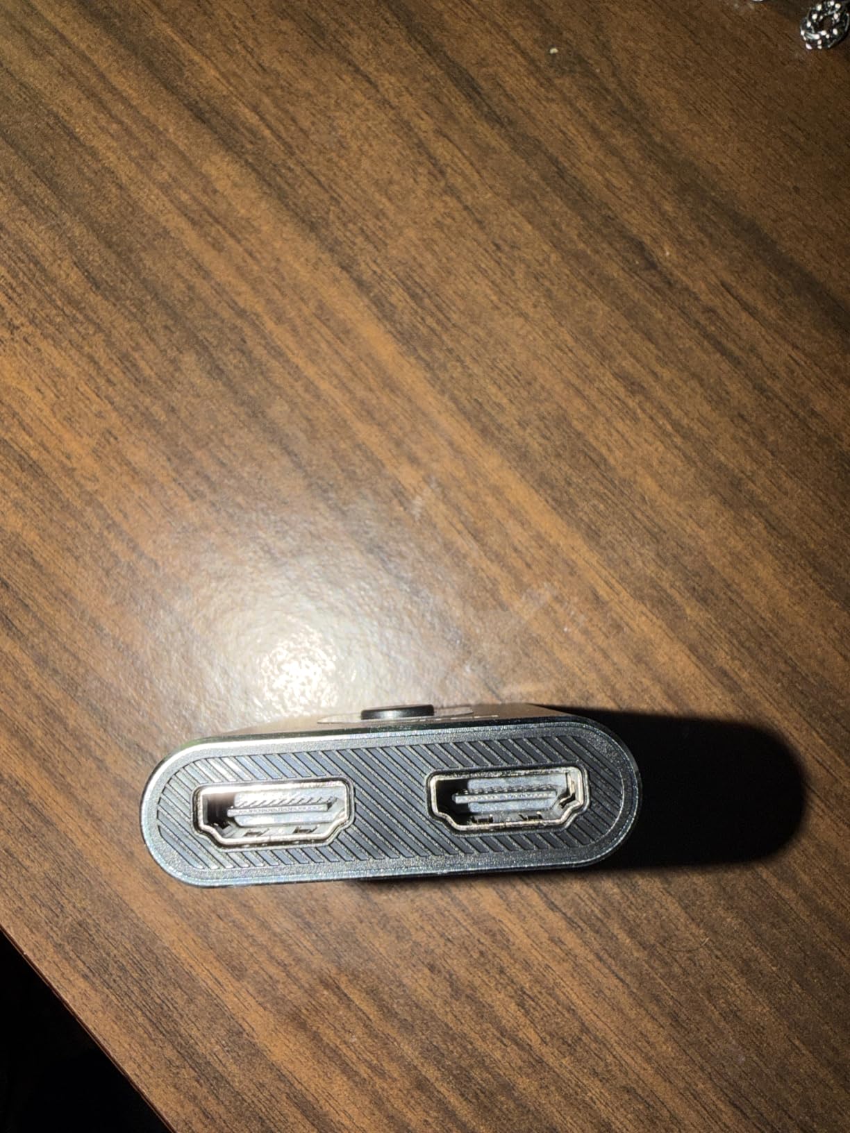 HDMI Switch 4k@60hz Splitter, GANA Aluminum Bidirectional HDMI Switcher 2 in 1 Out, Manual HDMI Hub Supports HD Compatible with Xbox PS5/4/3 Blu-Ray Player Fire Stick Roku customer photo 2