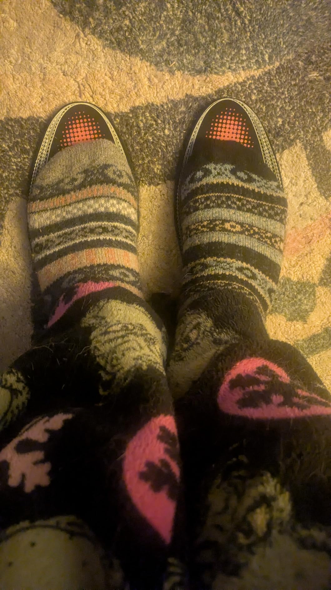 Thermrup Electric Heated Insoles Foot Warmers Rechargeable Li-Ion Battery(4 Temperature Settings) Size 4.5-14, Far Infrared, High Temperature customer photo 2