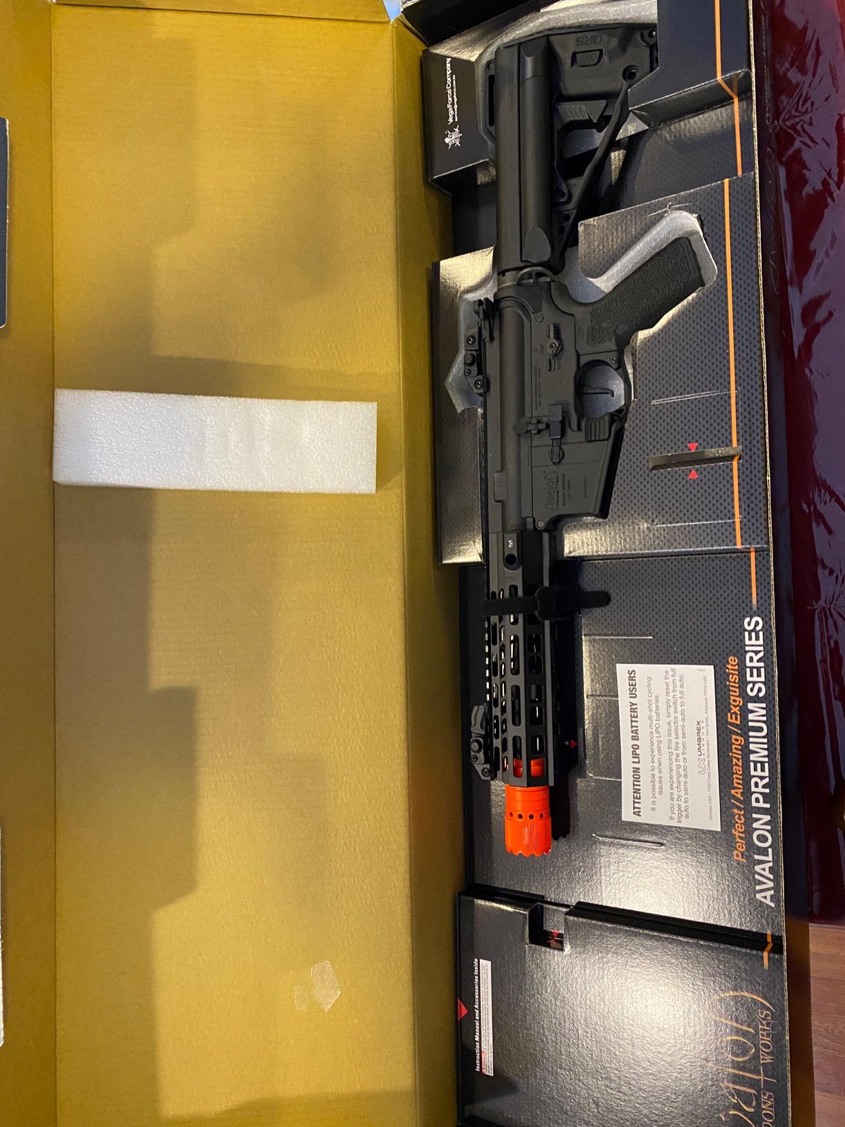 Elite Force Avalon Saber M-LOK Gen2 AEG 6mm BB Rifle Airsoft Gun, Black customer photo 1