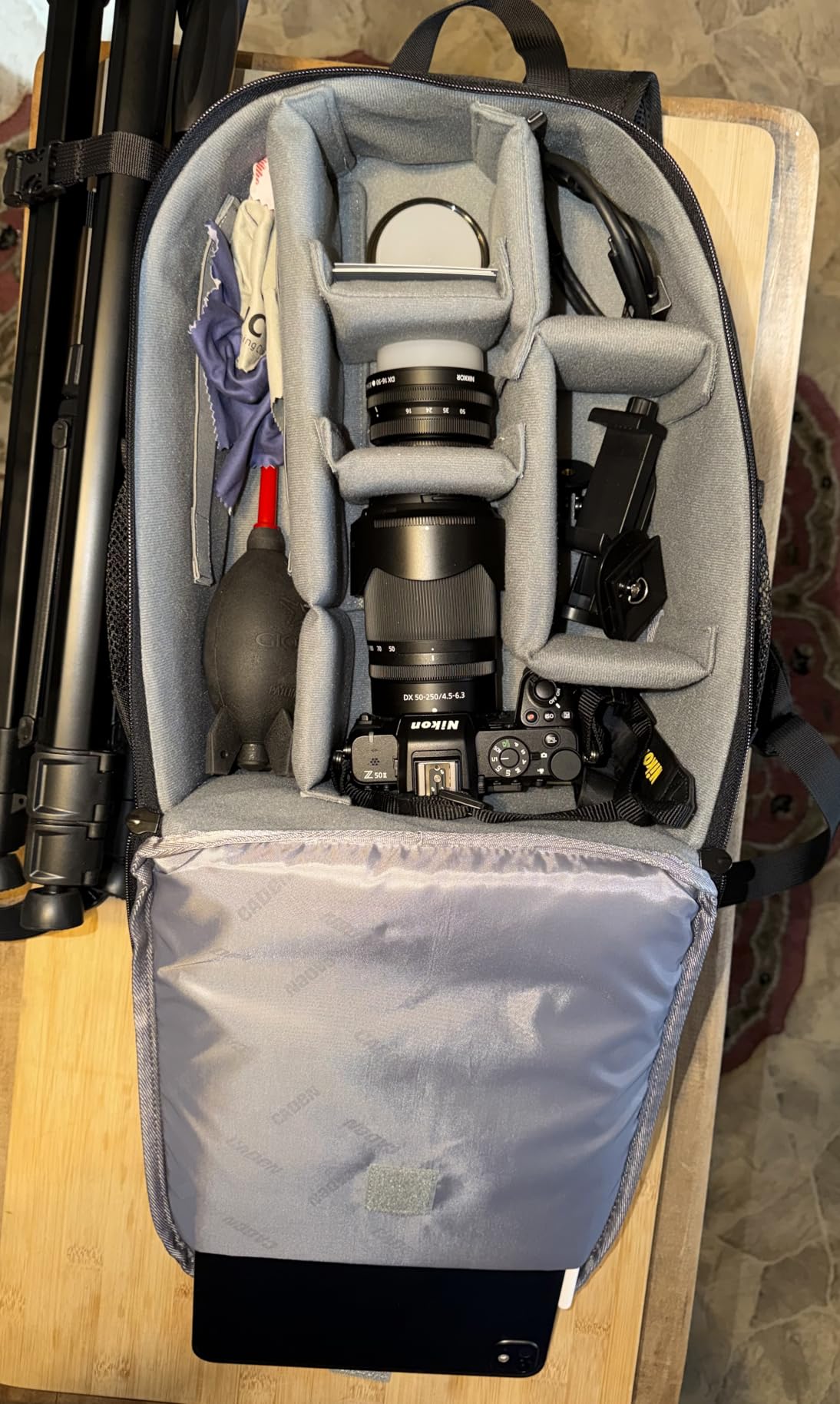 CADeN Camera Backpack Bag Professional for DSLR/SLR Mirrorless Camera Waterproof, Camera Case Compatible for Sony Canon Nikon customer photo 1