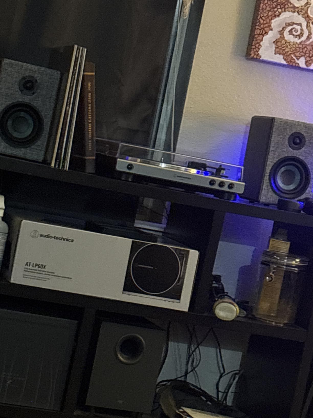 Audio-Technica AT-LP60X-BK Fully Automatic Belt-Drive Stereo Turntable, Black customer photo 1