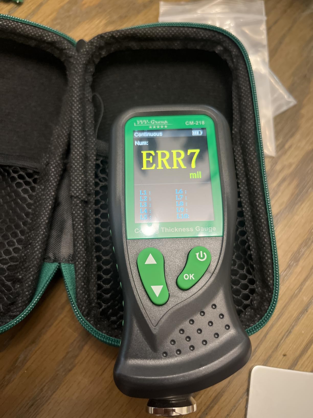 Digital Coating Thickness Gauge CM-218 Best Mil/Micron Paint Depth Meter for Car and Industrial (Resolution 0.01mils) (Fe/Al) customer photo 1