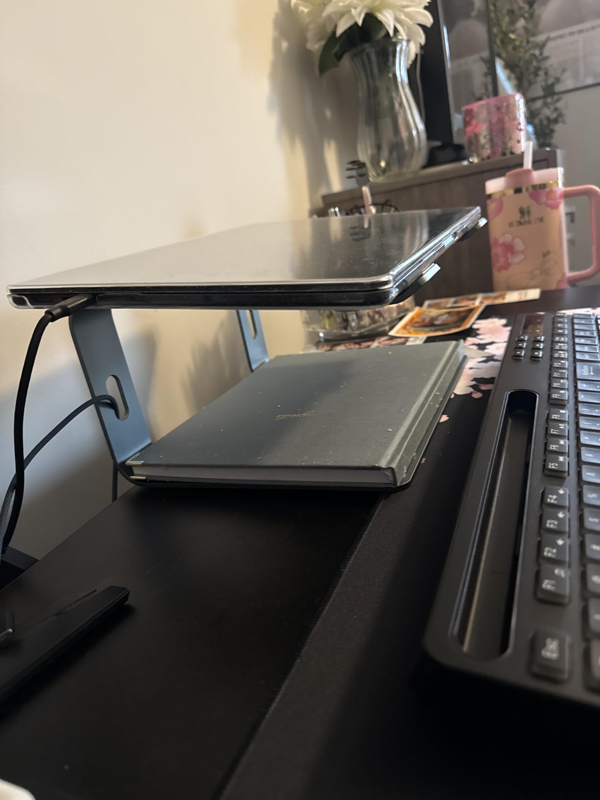 Nulaxy Fully Aluminum Detachable Laptop Stand, Ergonomic Ventilated Cooling Laptop Holder Computer Riser for Desk, Anti-Slip Design Notebook Stand Compatible with All 10-16