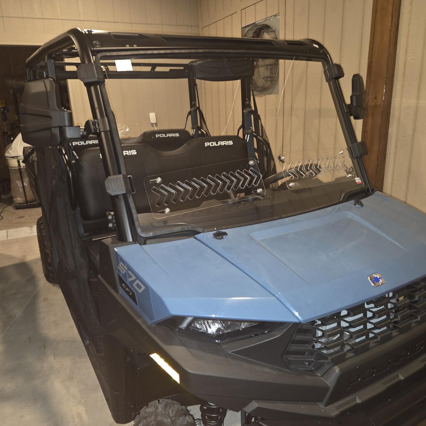KEMIMOTO Front Windshield Compatible with Ranger Midsize 570 500 SP/Crew 2016-2025, Scratch Resistant PC UTV Windshield Compatible with 2015-2021 Ranger ETX EV Accessories Parts (Not Fit FullSize) customer photo 1
