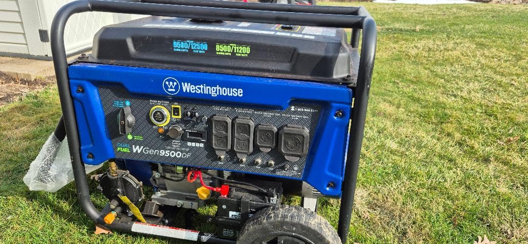 Westinghouse 12500 Watt Dual Fuel Home Backup Portable Generator, Remote Electric Start, Transfer Switch Ready, Gas and Propane Powered customer photo 1