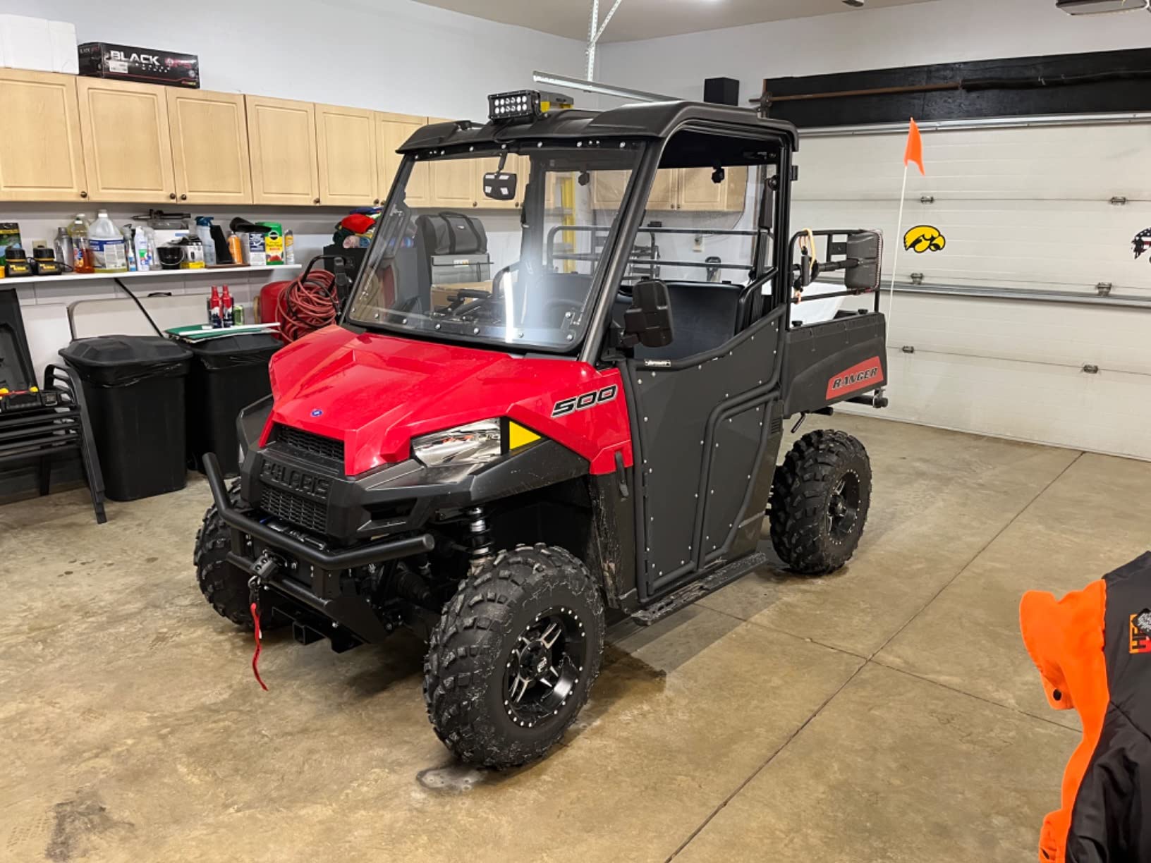 SuperATV Aluminum Half Doors Compatible with 2017-2022 Polaris Ranger Midsize 500, See Fitment, Extra Strength, Multi-Bend Aluminum Construction, Scratch Resistant, Preassembled, Easy Install customer photo 1
