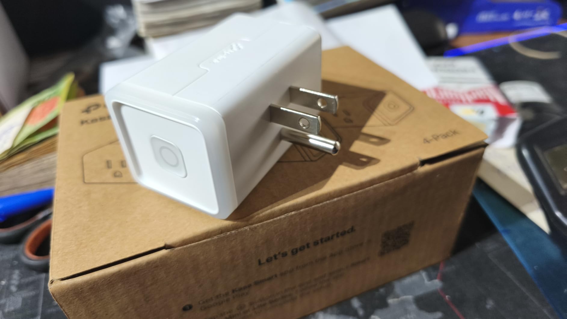 Kasa Smart Plug HS103P4, Smart Home Wi-Fi Outlet Works with Alexa, Echo, Google Home & IFTTT, No Hub Required, 4-Pack customer photo 2