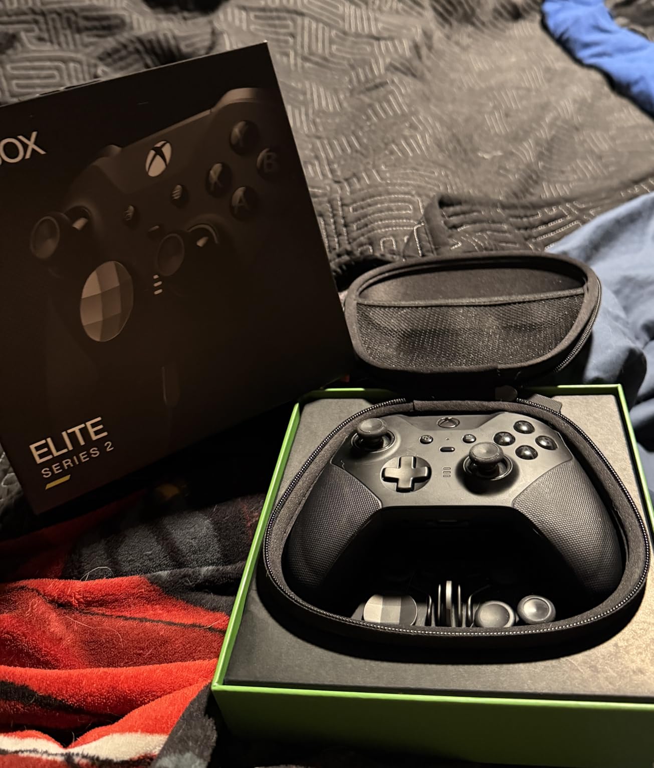 Xbox Elite Series 2 Core Wireless Gaming Controller - Black - Xbox Series X|S, Xbox One, Windows PC, Android, and iOS customer photo 1