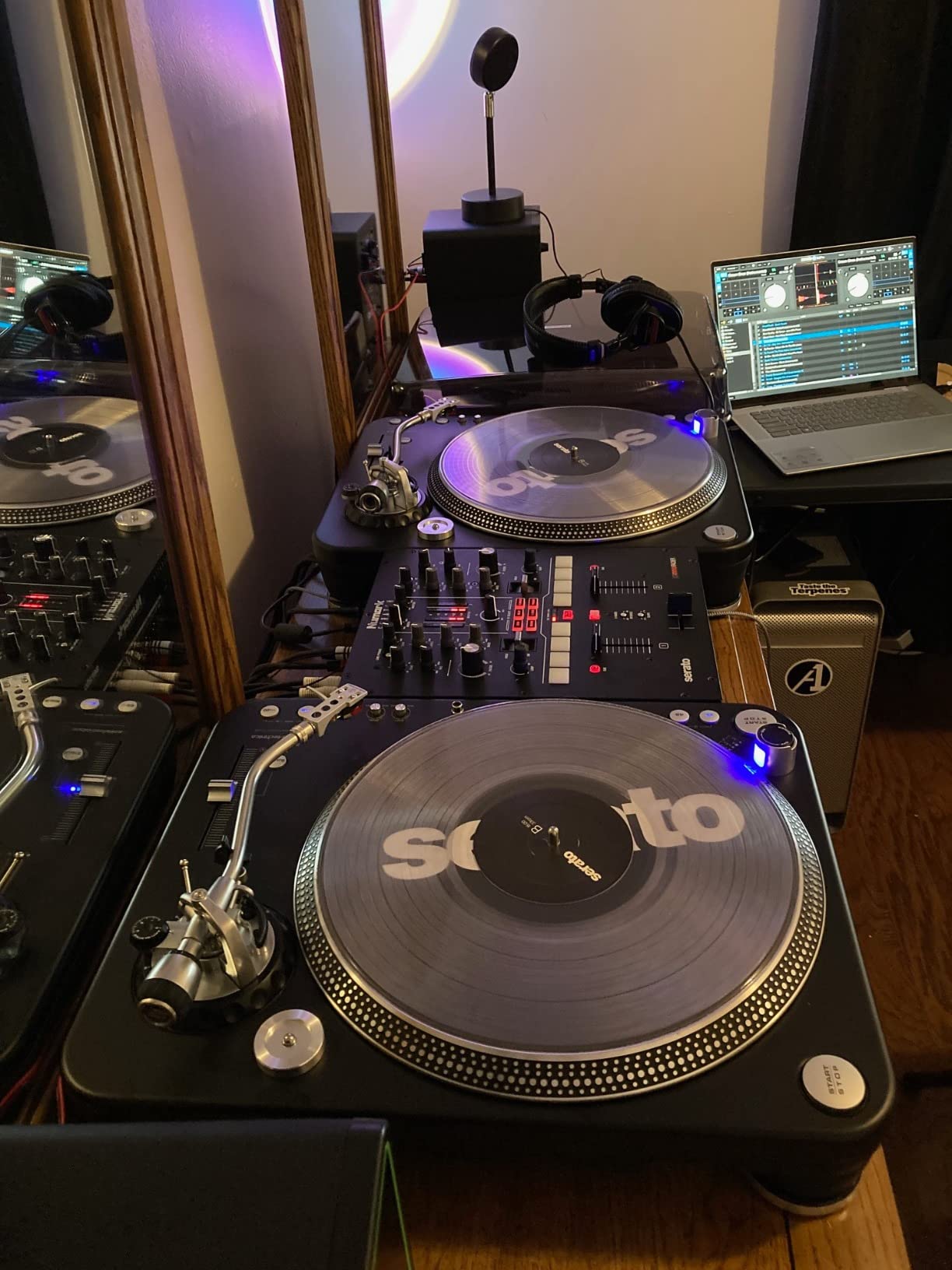 Numark Scratch | Two-Channel DJ Scratch Mixer for Serato DJ Pro (included) With Innofader Crossfader, DVS license, 6 Direct Access Effect Selectors, Performance Pads and 24-Bit Sound Quality customer photo 1