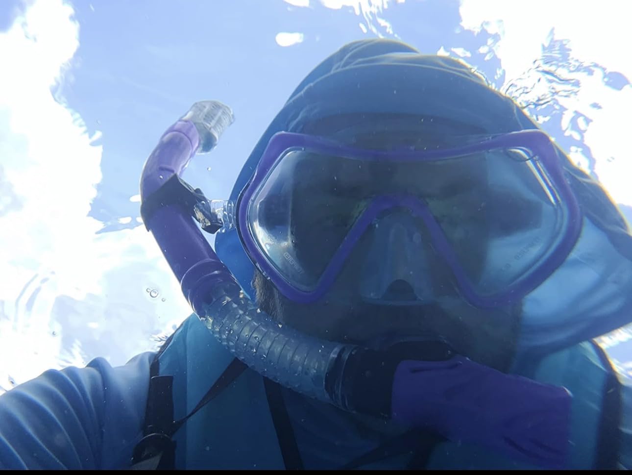 ZEEPORTE Mask Fin Snorkel Set, Travel Size Snorkeling Gear for Adults with Panoramic View Anti-Fog Mask, Trek Fins, Dry Top Snorkel and Gear Bag for Swimming Training, Snorkeling Kit Diving Packages customer photo 1