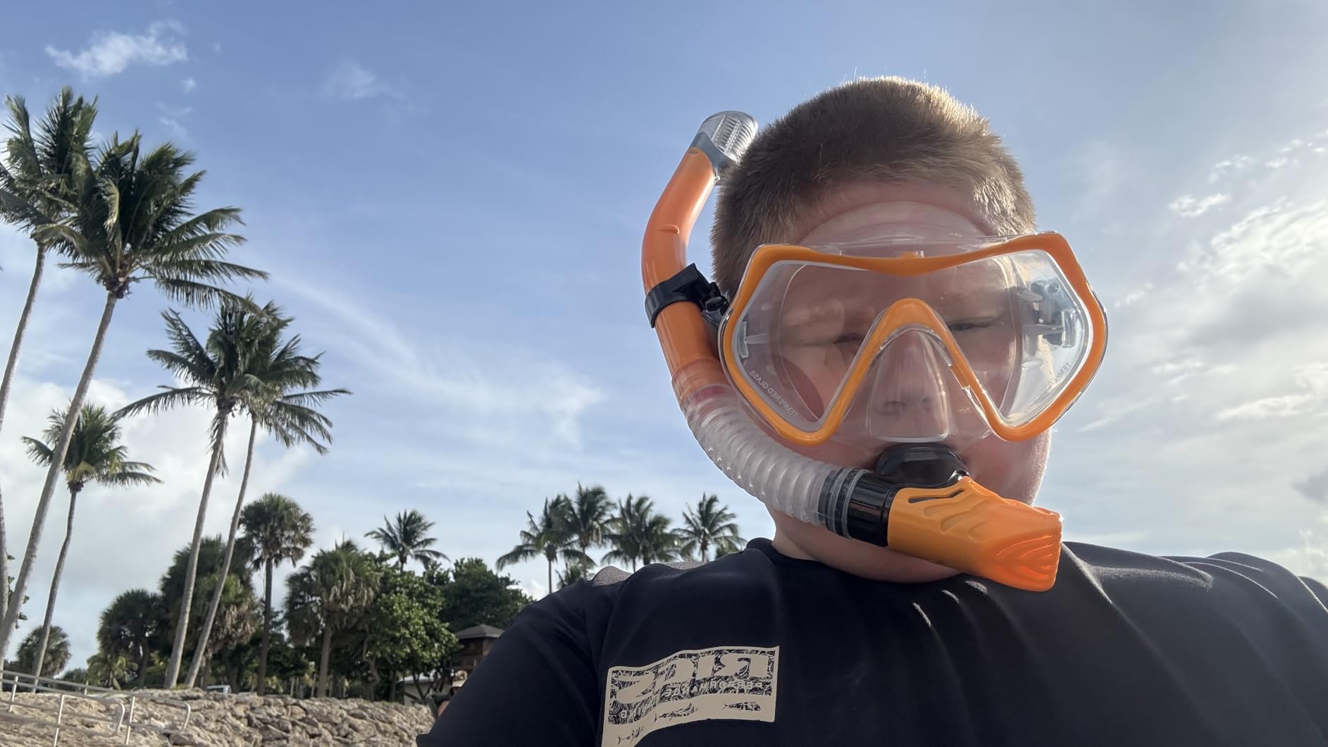 ZEEPORTE Mask Fin Snorkel Set, Travel Size Snorkeling Gear for Adults with Panoramic View Anti-Fog Mask, Trek Fins, Dry Top Snorkel and Gear Bag for Swimming Training, Snorkeling Kit Diving Packages customer photo 2