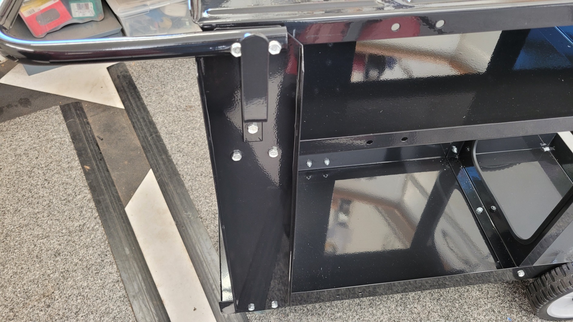 Eastwood Welding Cart for MIG Welder | MIG TIG Plasma Table Durable Carts with 350 Lbs Weight Capacity 3 Shelves Cable and Gas Bottle & Accessory Storage customer photo 2