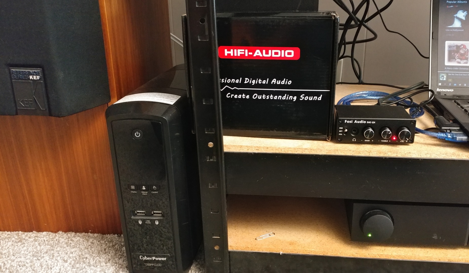 Fosi Audio Q4 DAC Headphone Amp for PC, Desktop Digital to Analog Audio Converter for Home Stereo Amplifier and Powered Speakers, PC-USB/Optical/Coaxial Inputs, 3.5mm Headphone/RCA Outputs customer photo 1