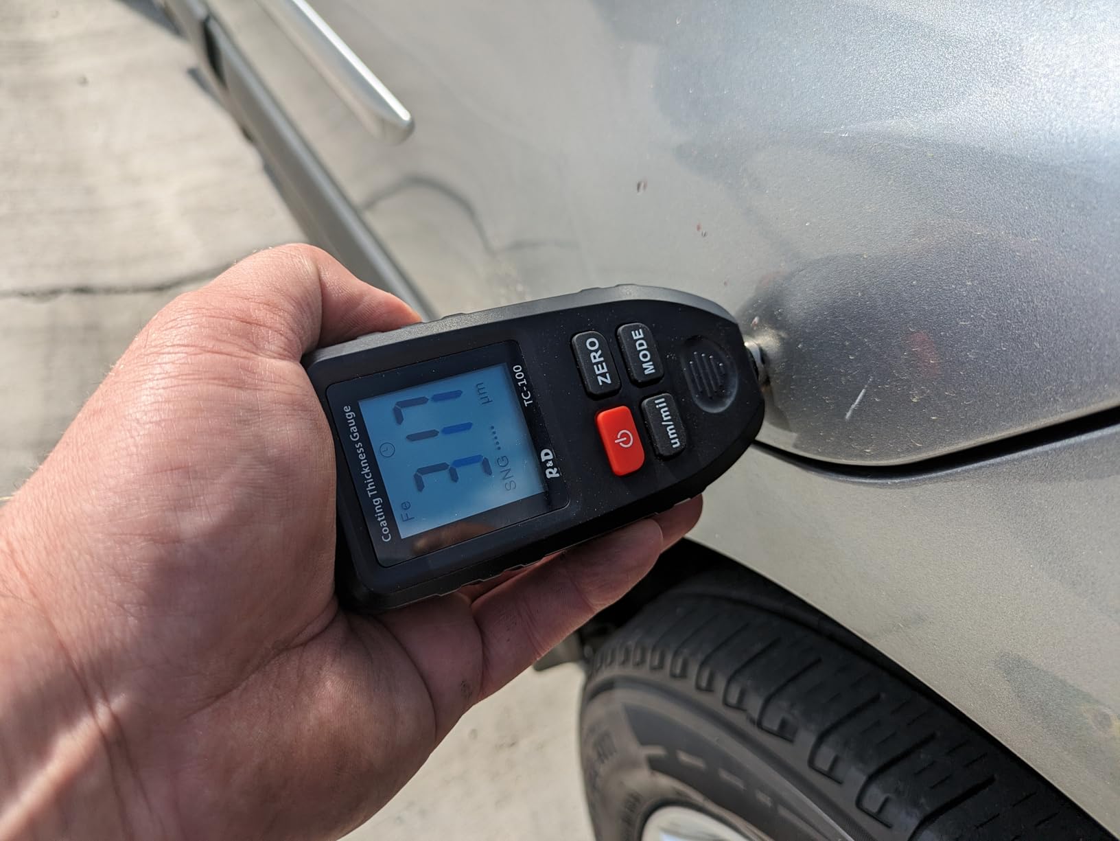 Car Coating Thickness Meter for Used Car Buyers, Paint Mil Thickness Meter Gauge Check The Car's Original Coating Auto Car Paint Meter customer photo 2