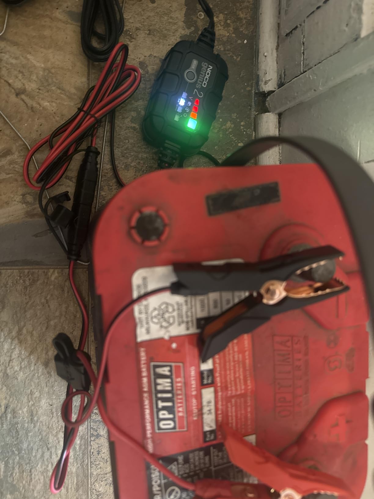 NOCO GENIUS2: 2A 6V/12V Smart Battery Charger - Automatic Maintainer, Trickle Charger & Desulfator with Overcharge Protection & Temperature Compensation - for Lead-Acid & Lithium Batteries customer photo 1