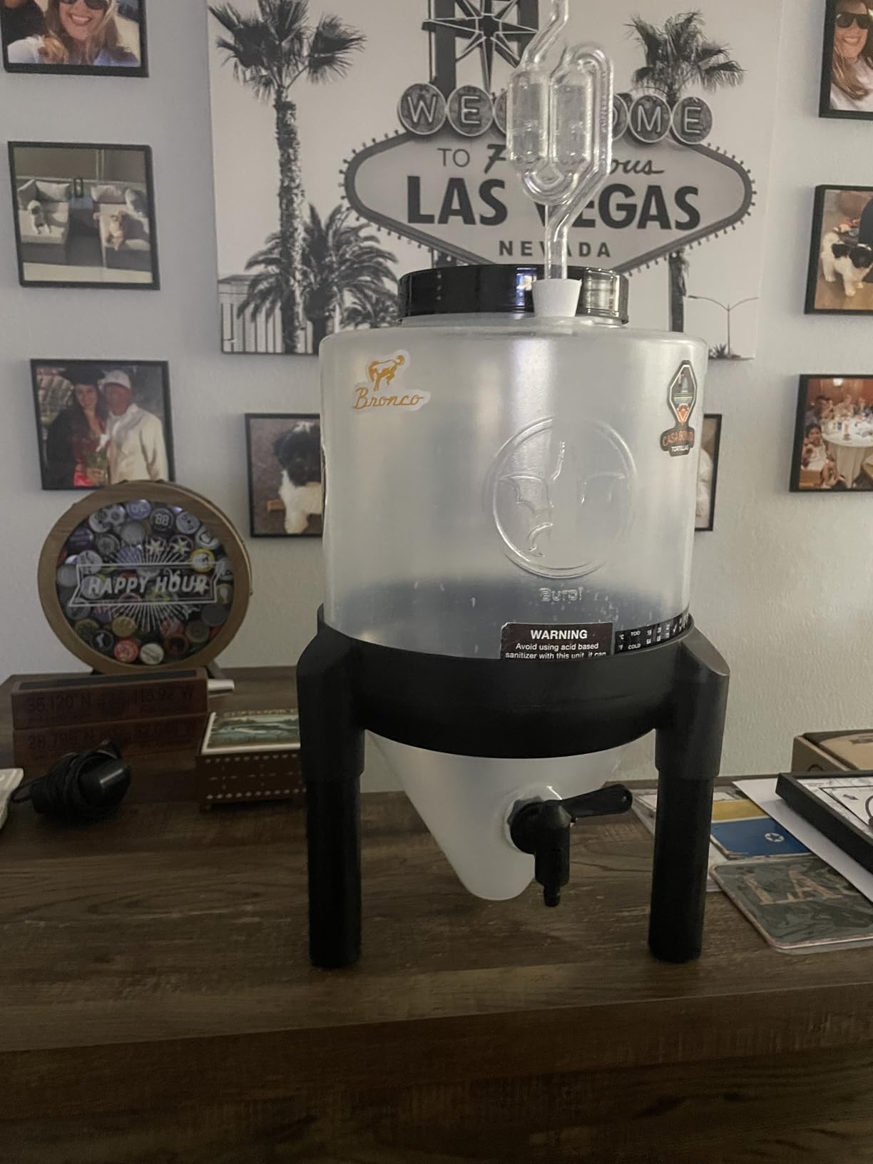 BrewDemon Premium Signature Kit Pro - NO AIRLOCK OR SIPHON REQUIRED - Conical Fermenter Eliminates Sediment and Makes Great Tasting Home Brewed Beer - Includes a 2 Gallon Pilsner Recipe customer photo 1