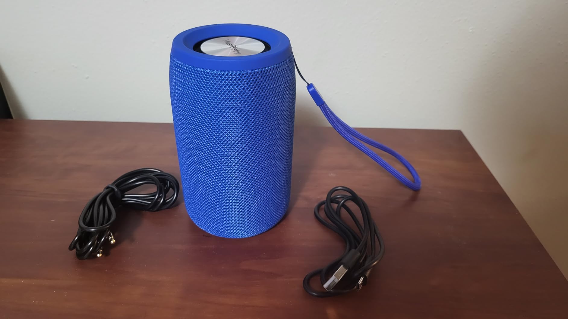 MusiBaby M68 Portable Bluetooth Speaker - Wireless Waterproof Sound for Home and Outdoor Use - Deep Bass, Dual Pairing, 24H Playtime, Compact Design (Black) customer photo 2