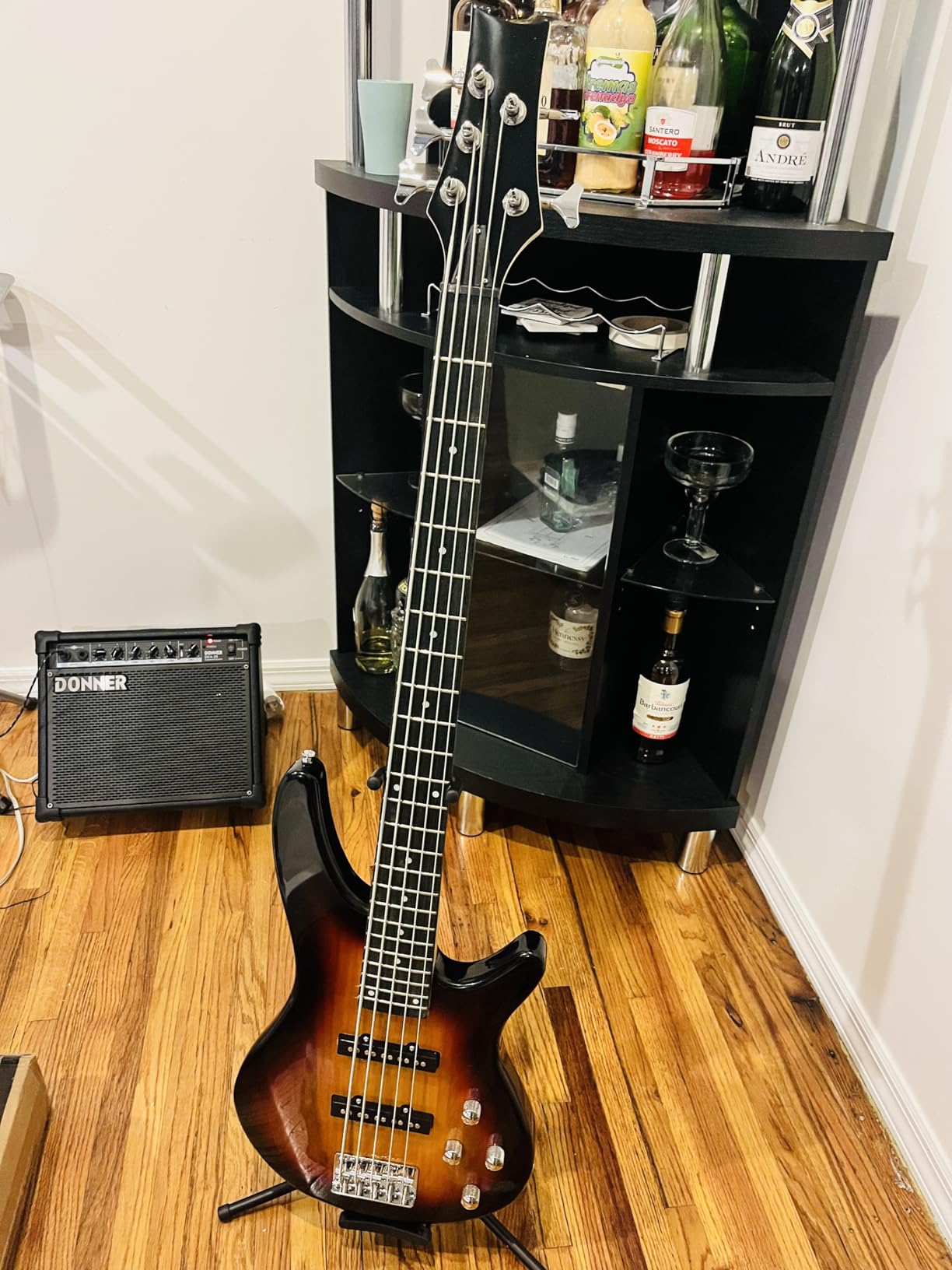 Donner DKA-20 Keyboard Amplifier 20 Watt Keyboard AMP with Aux in and Two Channels, Bass Guitar Amp, Piano Amplifier, Electronic Drum Speaker Support for Microphone Input customer photo 1