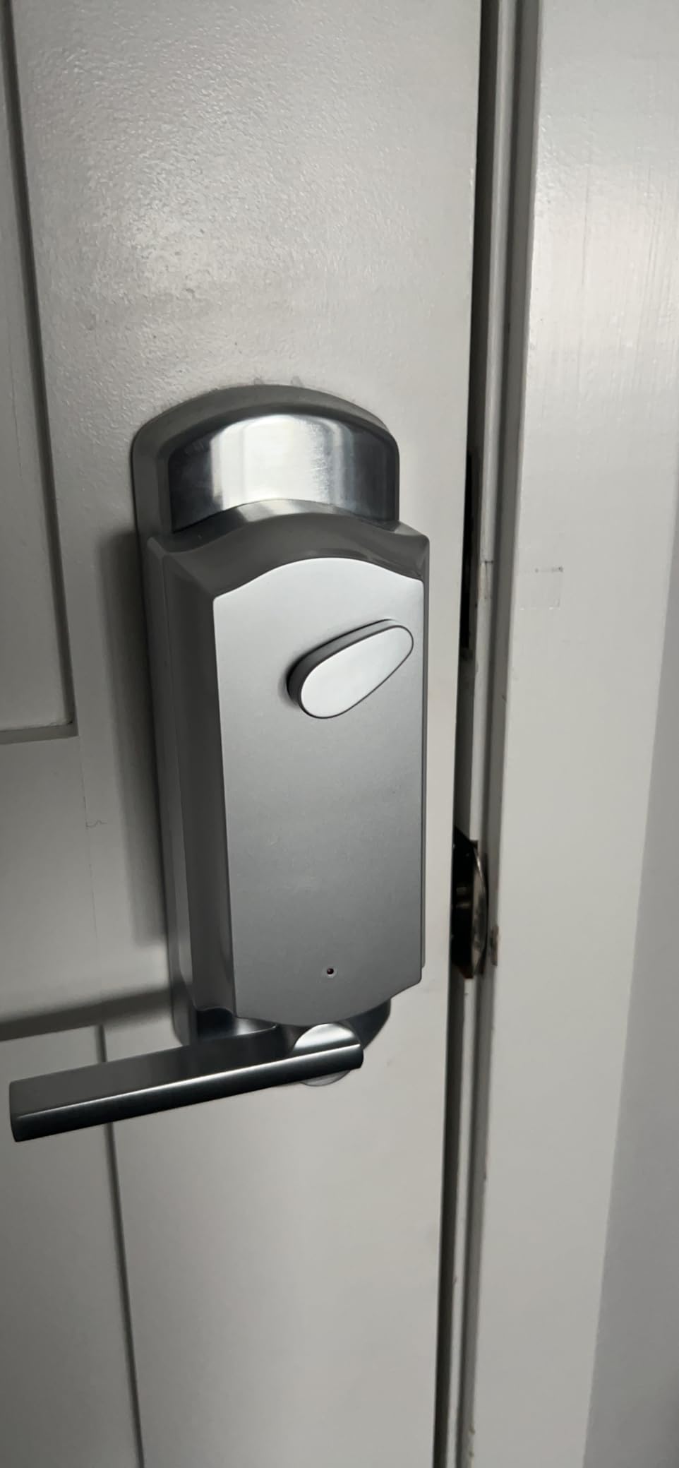 Smart Remote Door Lock for Existing Deadbolt - Installs in 30 Seconds - Enjoy Automatic Keyless Entry with Tool Free Installation - Includes Conversion Kit and Two Wireless Remotes (Silver) customer photo 1