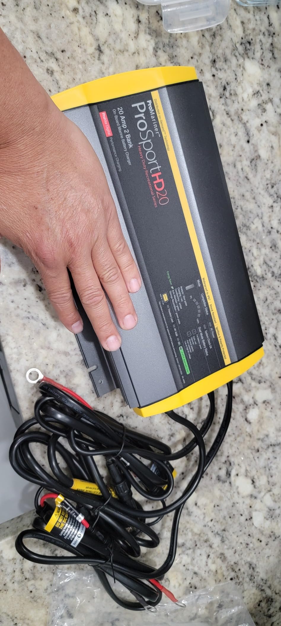 ProMariner ProSport HD Waterproof Marine Battery Charger, 8 Amp, 2 Bank customer photo 2