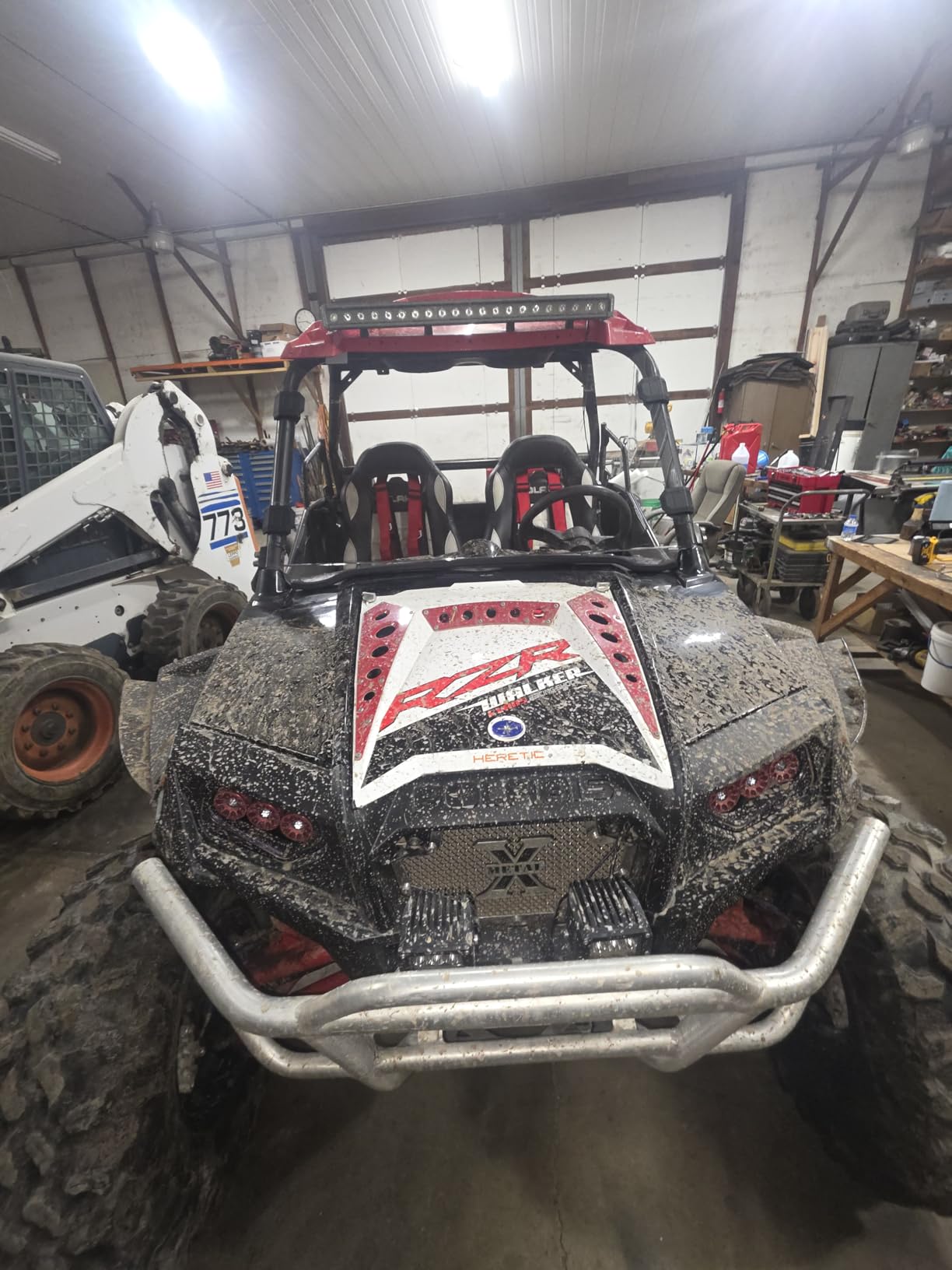 KEMIMOTO UTV Windshield Pre-installed Rubber Strips, Compatible with Polaris RZR 800 / RZR 570 / XP 900 2008-2020 UTV Front Full Windshield UV Resistance PC Clear Vision Window customer photo 1