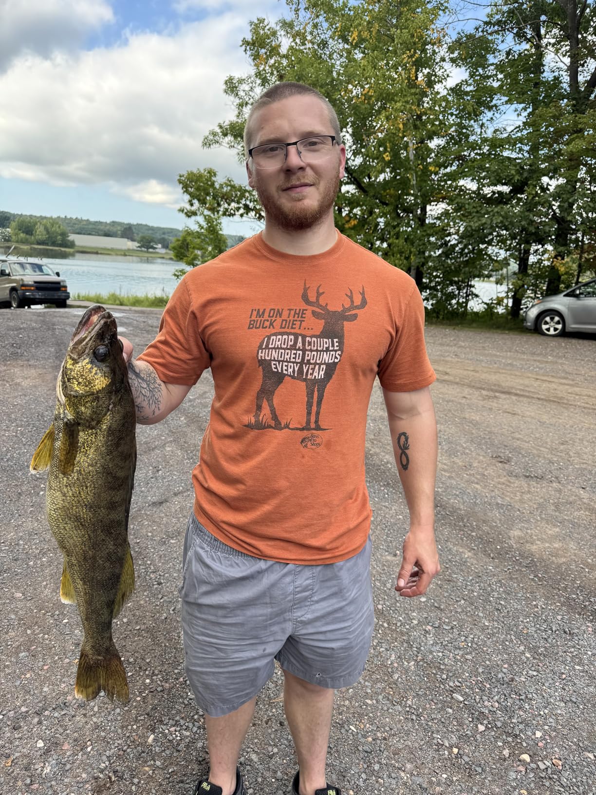 PEXMOR 8 Speed Electric Trolling Motor, Electric Outboard Boat Motor w/Adjustable Handle & LED Indicator, Transom Mounted for Saltwater, Kayak, Fishing Boat customer photo 2