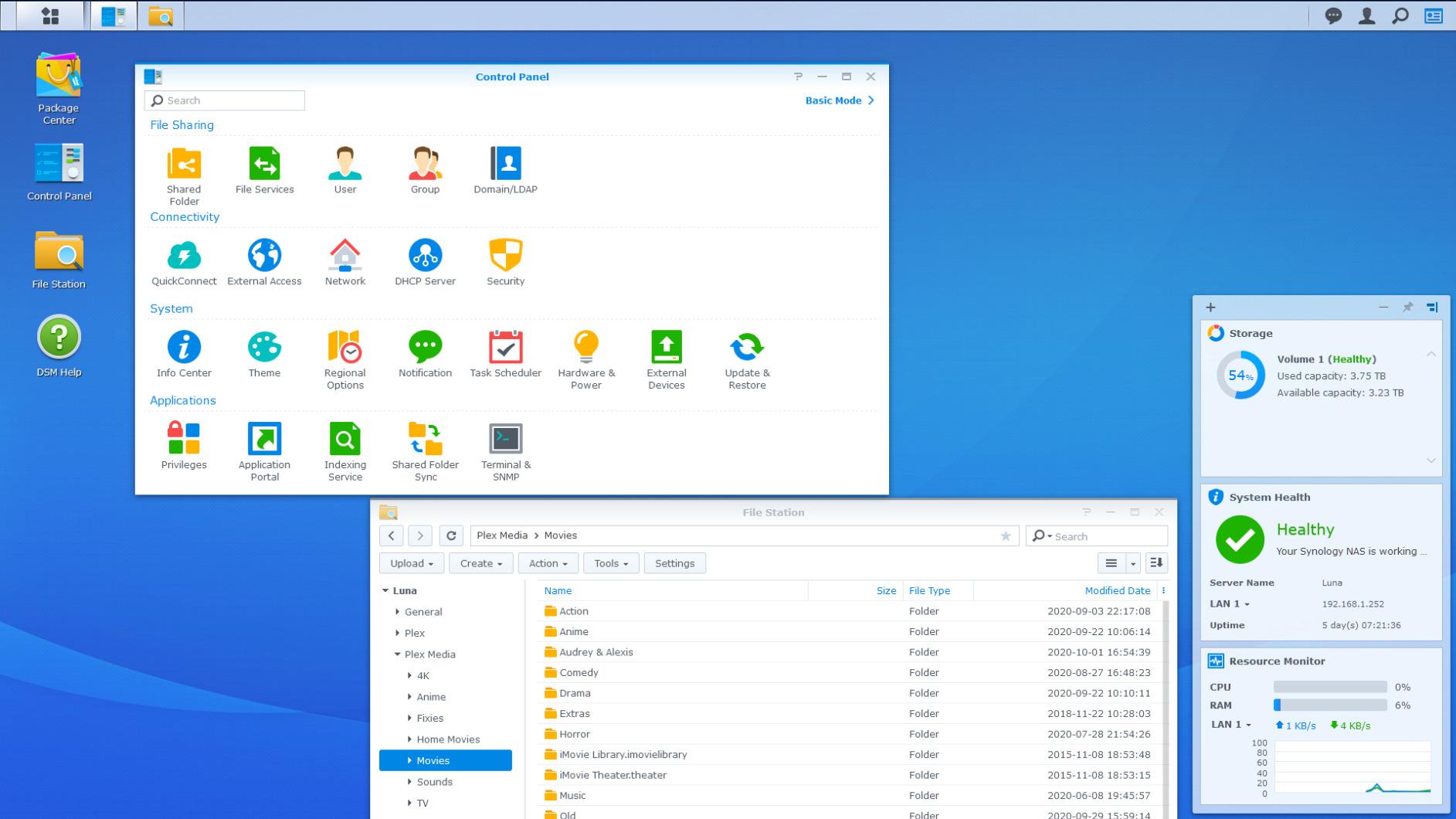 Synology DiskStation DS920+ (Diskless), 4-bay; 4GB DDR4 customer photo 1