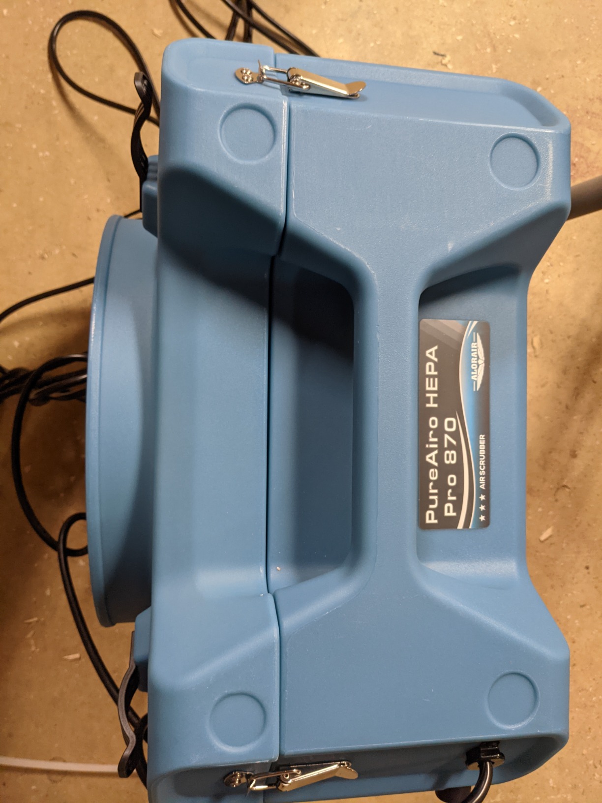 ALORAIR PureAiro HEPA Pro 870 Air Scrubber | UV-C Light Sterilization | 3-Stage Filtration Negative Machine Air Scrubber| Professional Water Damage Restoration for Air Cleaner | up to 550 CFM customer photo 2