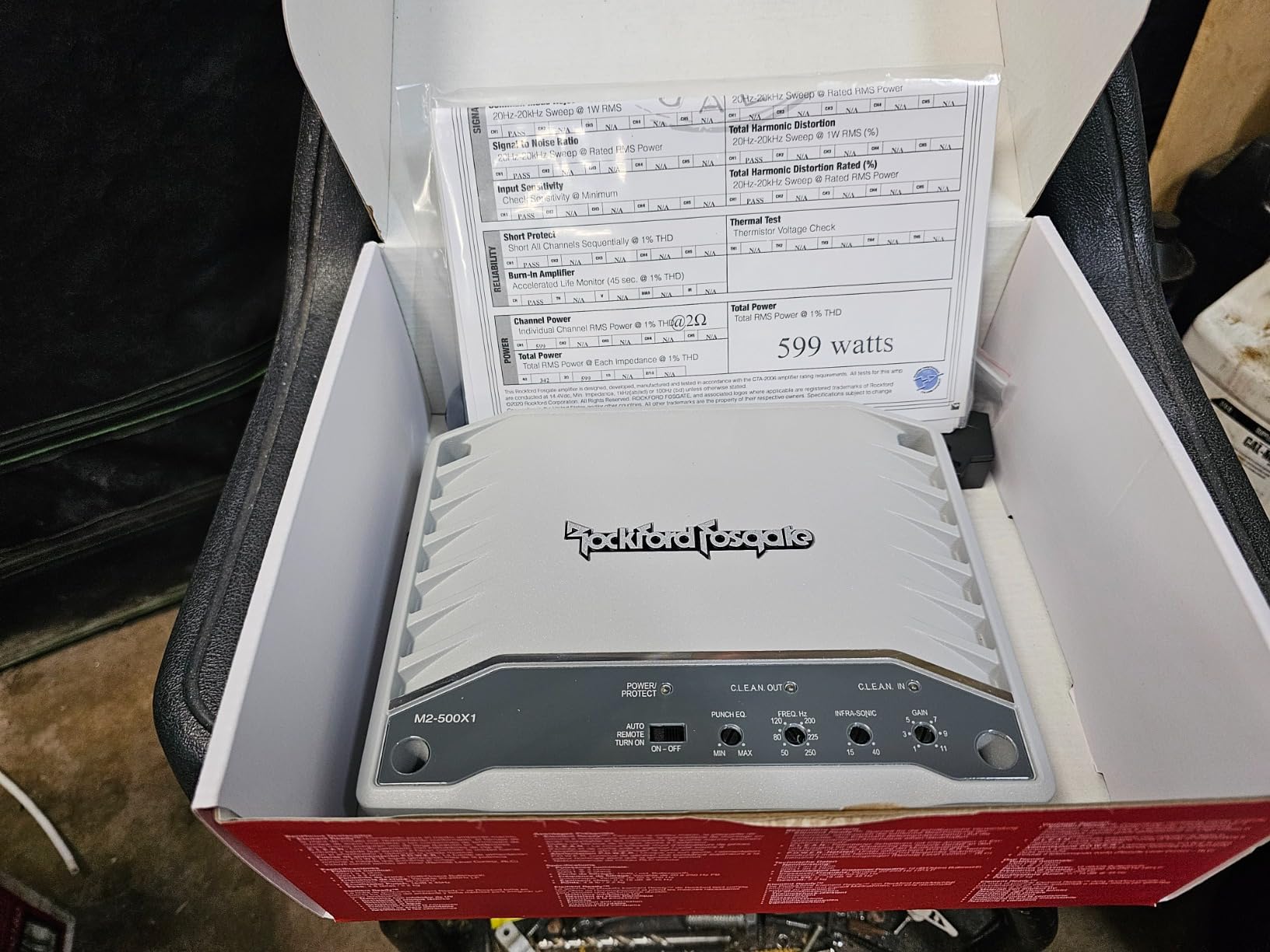 Rockford Fosgate M2-500X1 Marine 500-Watt Mono Element Ready Amplifier customer photo 1