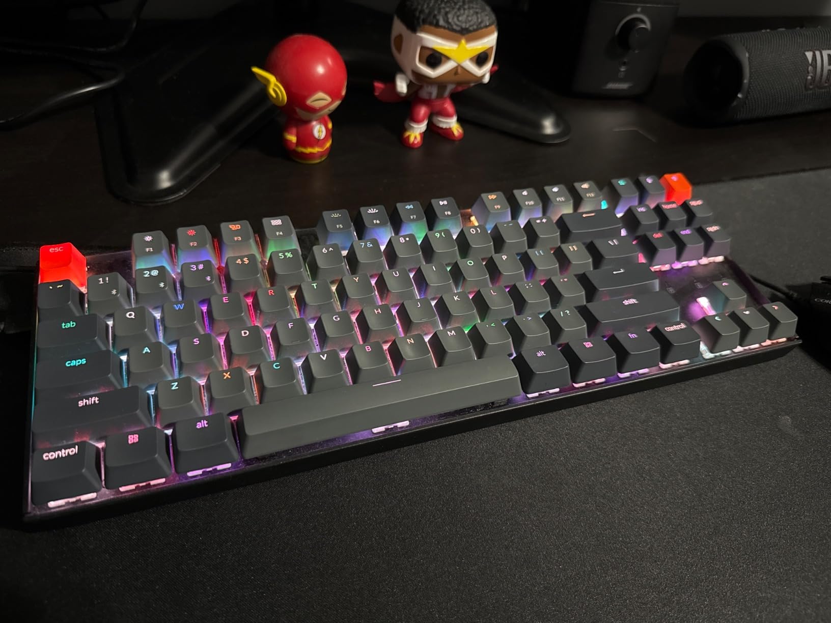 Keychron K8 Tenkeyless Wireless Mechanical Keyboard for Mac, RGB Backlight, Bluetooth, Multitasking, Type-C Wired Gaming Keyboard for Windows with Gateron G Pro Brown Switch customer photo 1