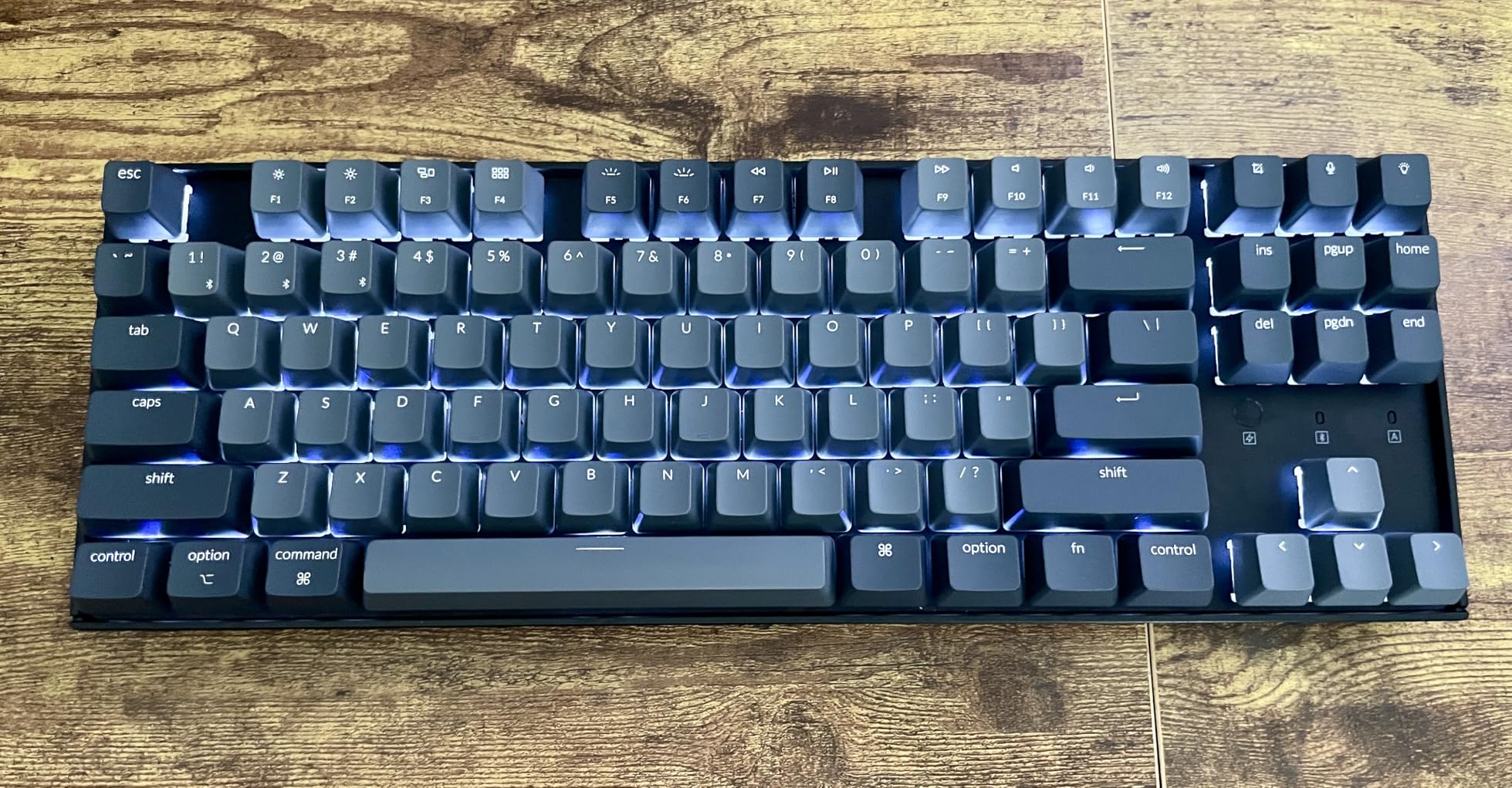 Keychron K8 Tenkeyless Wireless Mechanical Keyboard for Mac, White Backlight, Bluetooth, Multitasking, Type-C Wired Gaming Keyboard for Windows with Brown Switch customer photo 1