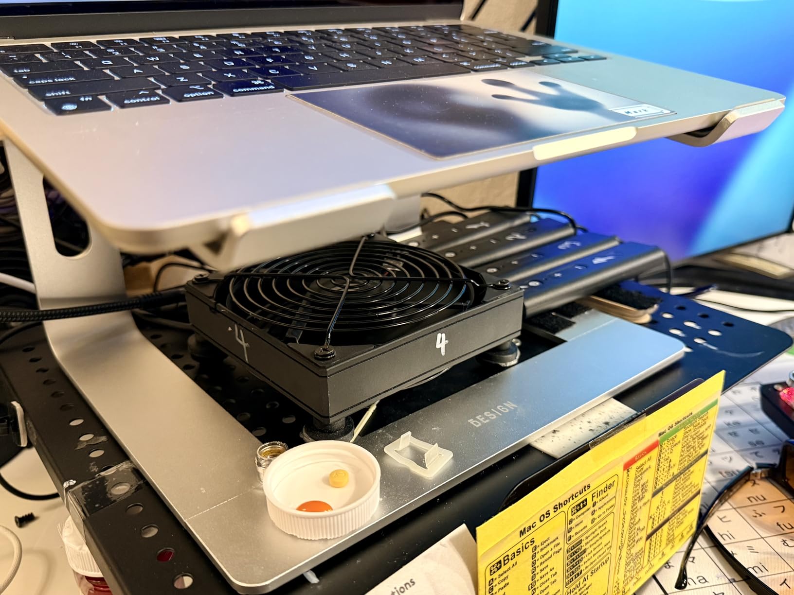 BESIGN LS03 Aluminum Laptop Stand, Ergonomic Detachable Computer Stand, Notebook Riser Compatible with Air, Pro, Dell, HP, Lenovo More 10-15.6