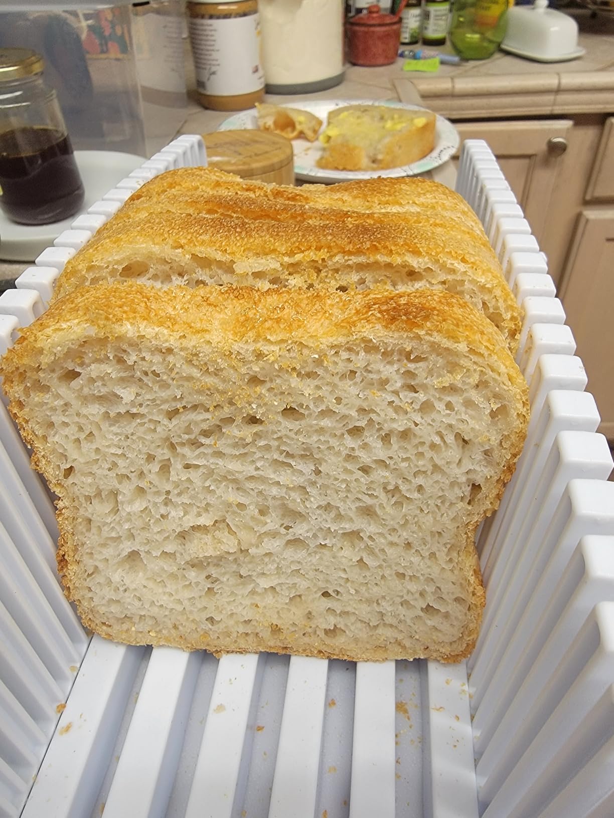 Elite Gourmet Programmable Bread Maker, 2 lb Loaf, 3 Sizes, 19 Presets incl. Gluten-Free, Dough & Jam, Delay Timer, Black customer photo 1