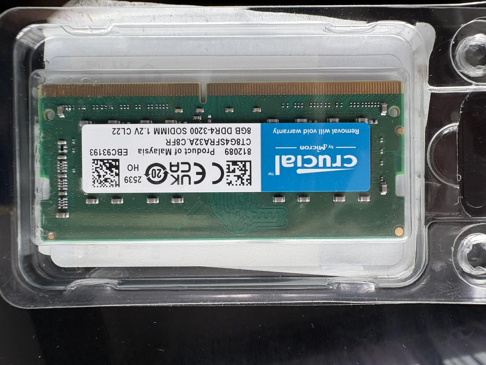 Crucial 32GB DDR4 RAM Kit (2x16GB), 3200MHz (PC4-25600) CL22 Laptop Memory, SODIMM 260-Pin, Downclockable to 2933/2666MHz, Compatible with 13th Gen Intel Core and AMD Ryzen 7000 - CT2K16G4SFRA32A customer photo 2