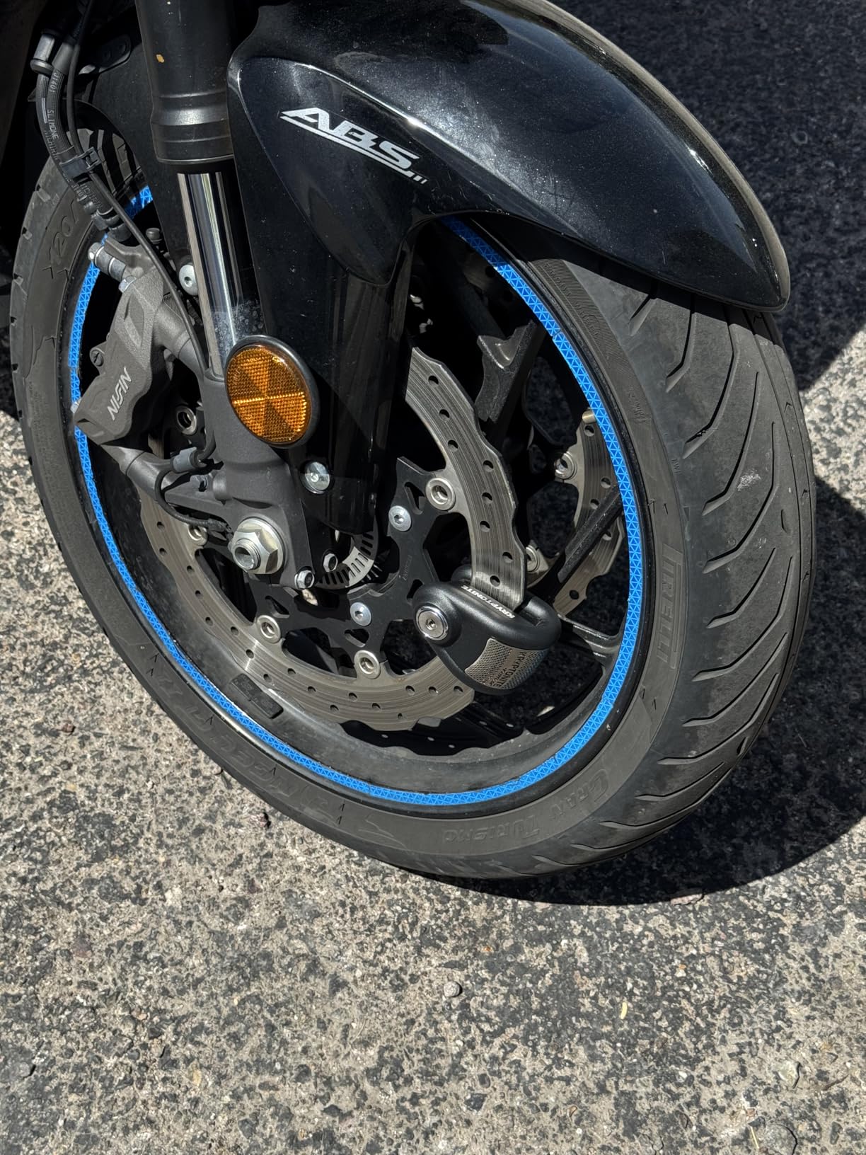 Kryptonite Alarm Disc, Heavy Duty Anti-Theft Motorcycle Lock with 120db Alarm, Weather-Resistant, Powersport Disc Brake Lock customer photo 1