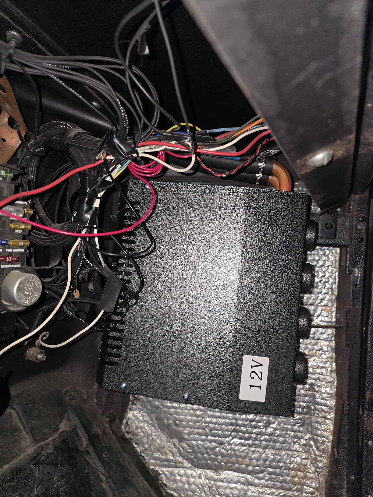 XuSha 8000 BTU 4 Ports 12 Volt Universal Car Truck Fan Heater Air Heater Diesel Portable Parking Heater Low Profile Universal Auxiliary Cab Heater customer photo 1