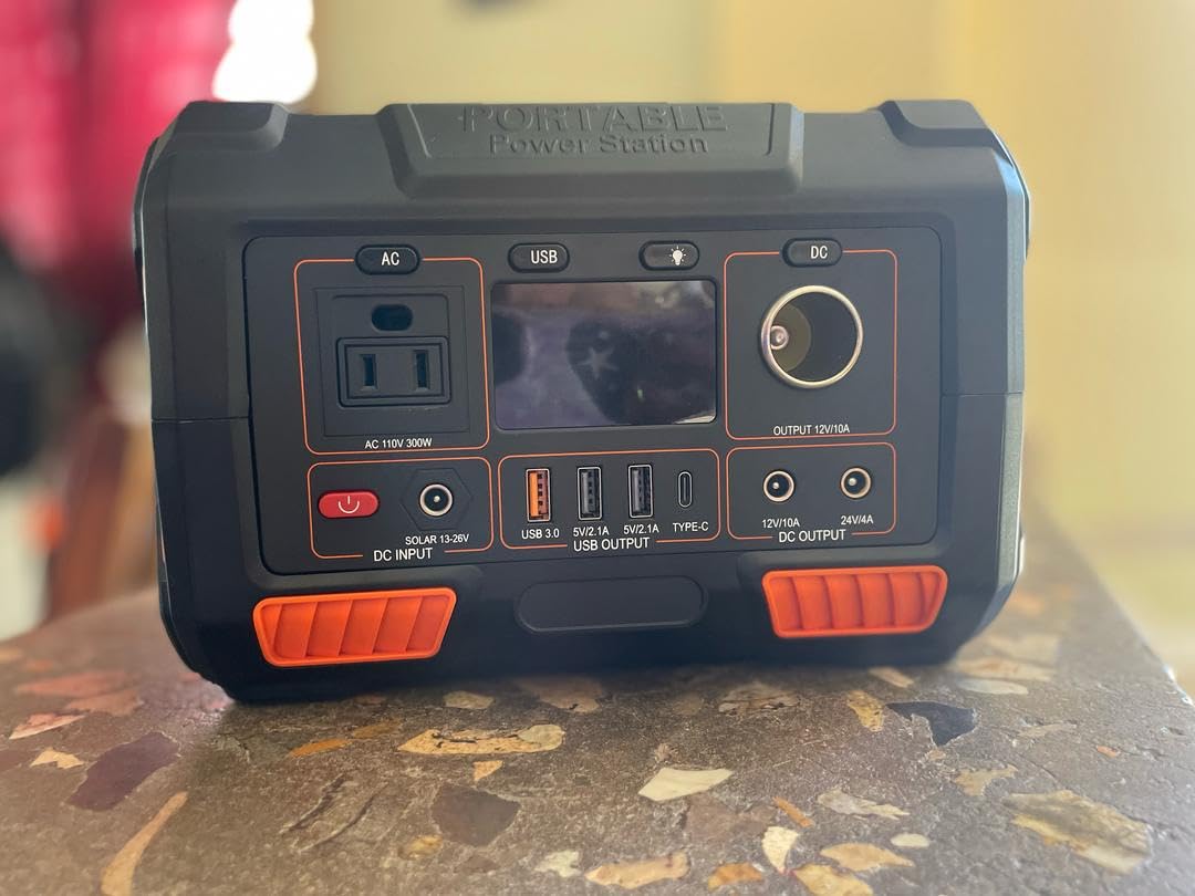 PROGENY 300W Portable Power Station, 299Wh/80818mAh Solar Generator, Regulated DC Output Backup Battery with Pass-Through Charging AC Outlet, Pure Sine Wave, LED Light Power Station for CPAP Camping customer photo 2