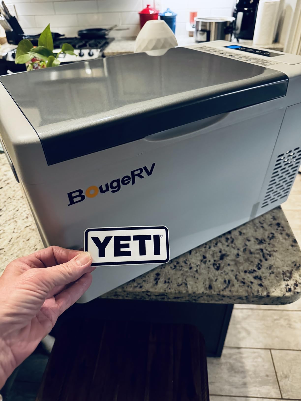 BougeRV 12 Volt Refrigerator 12V Car Fridge 23 Quart Portable Freezer Compressor Cooler for Truck Van RV customer photo 1