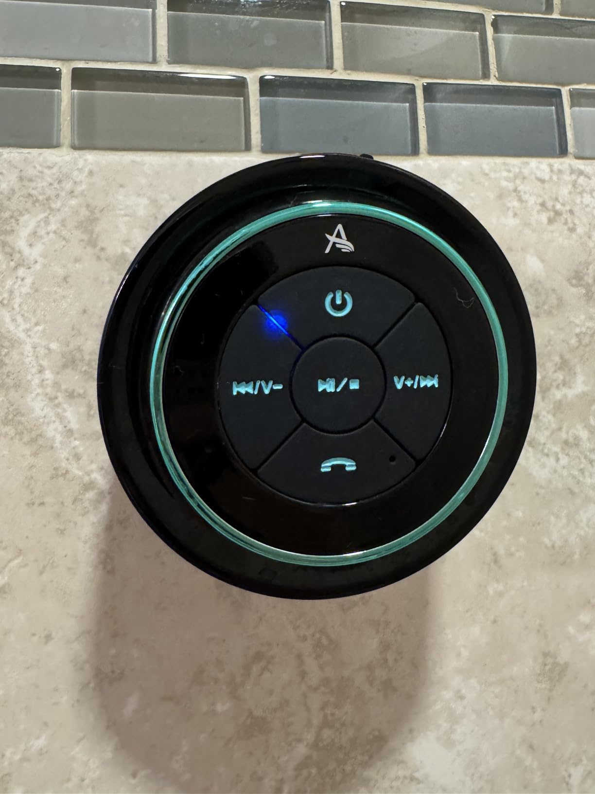 XLEADER, Upgraded, Pro Shower Speaker, Certified IPX7 Waterproof Bluetooth Speaker, with Suction Cup, Silicone Lanyard, 8W Crystal Sound&Rich Bass, 15H Playtime, Ideal Gifts - SoundAngel Mate(2 Gen) customer photo 1