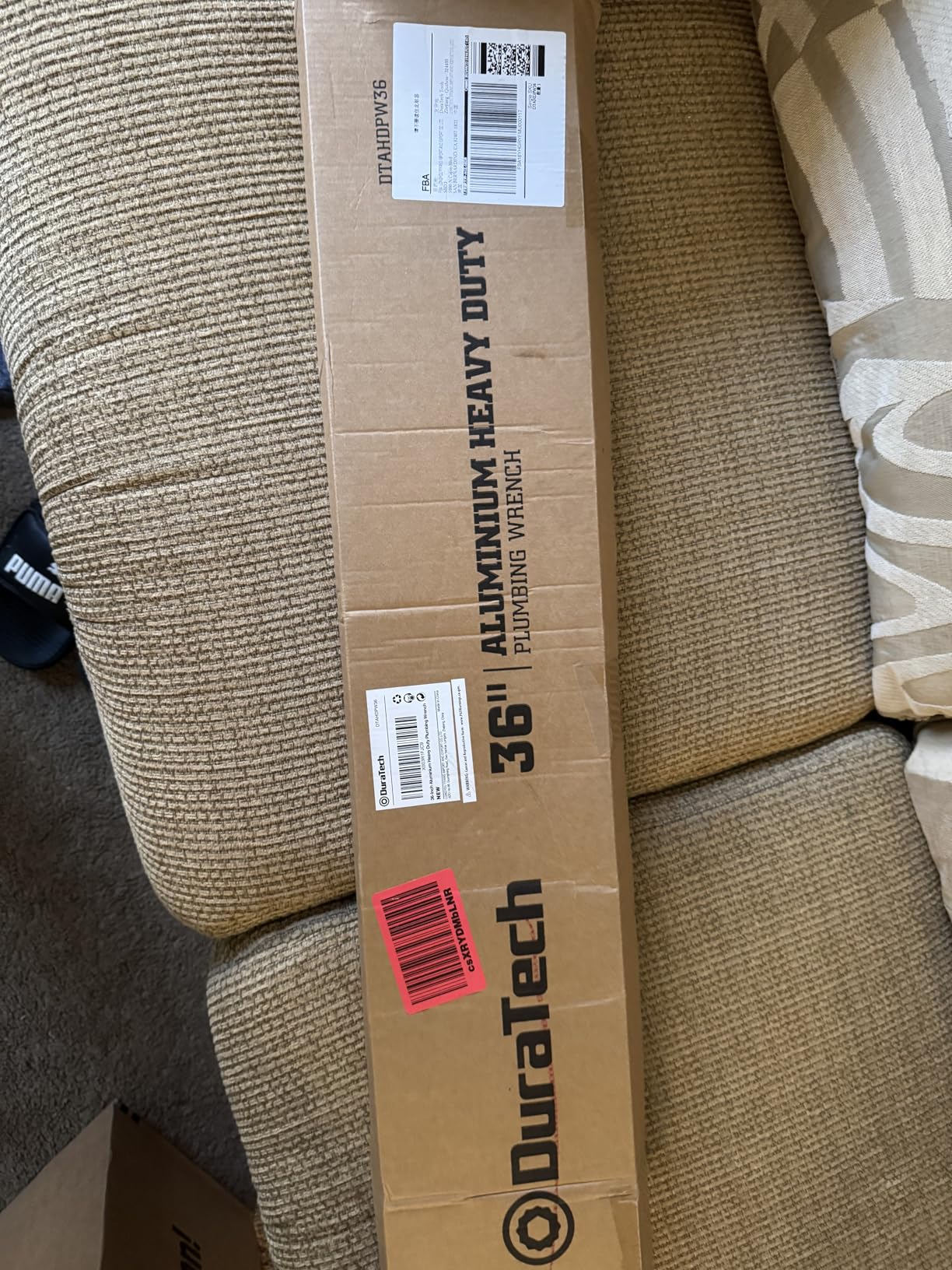 DURATECH 3-Piece Heavy Duty Aluminum Straight Pipe Wrench Set, 10