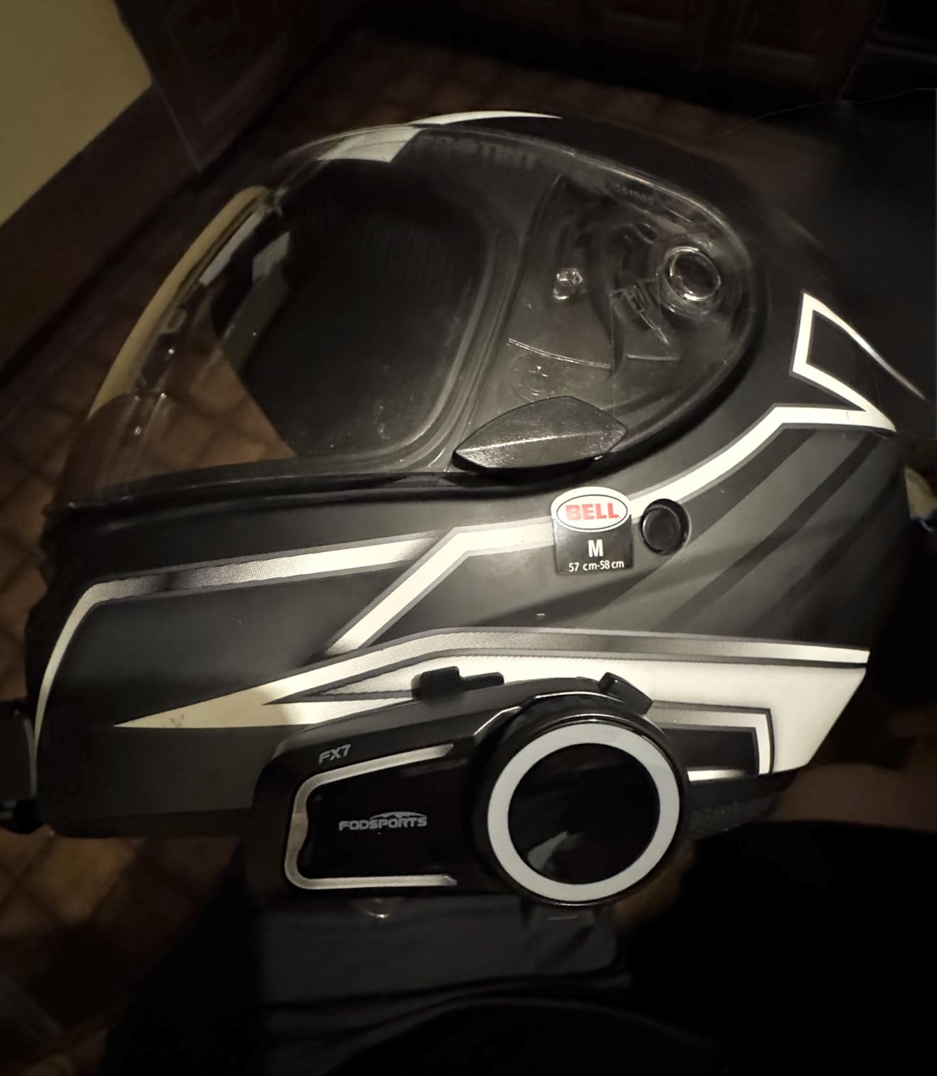 Fodsports FX4 Pro 4-Rider Motorcycle Bluetooth Intercom, 1200m Helmet Communication System, Waterproof Motorcycle Headset with Hi-Fi Music/FM Radio/Auto Call/Voice Control, Universal Pairing, 2 Pack customer photo 2